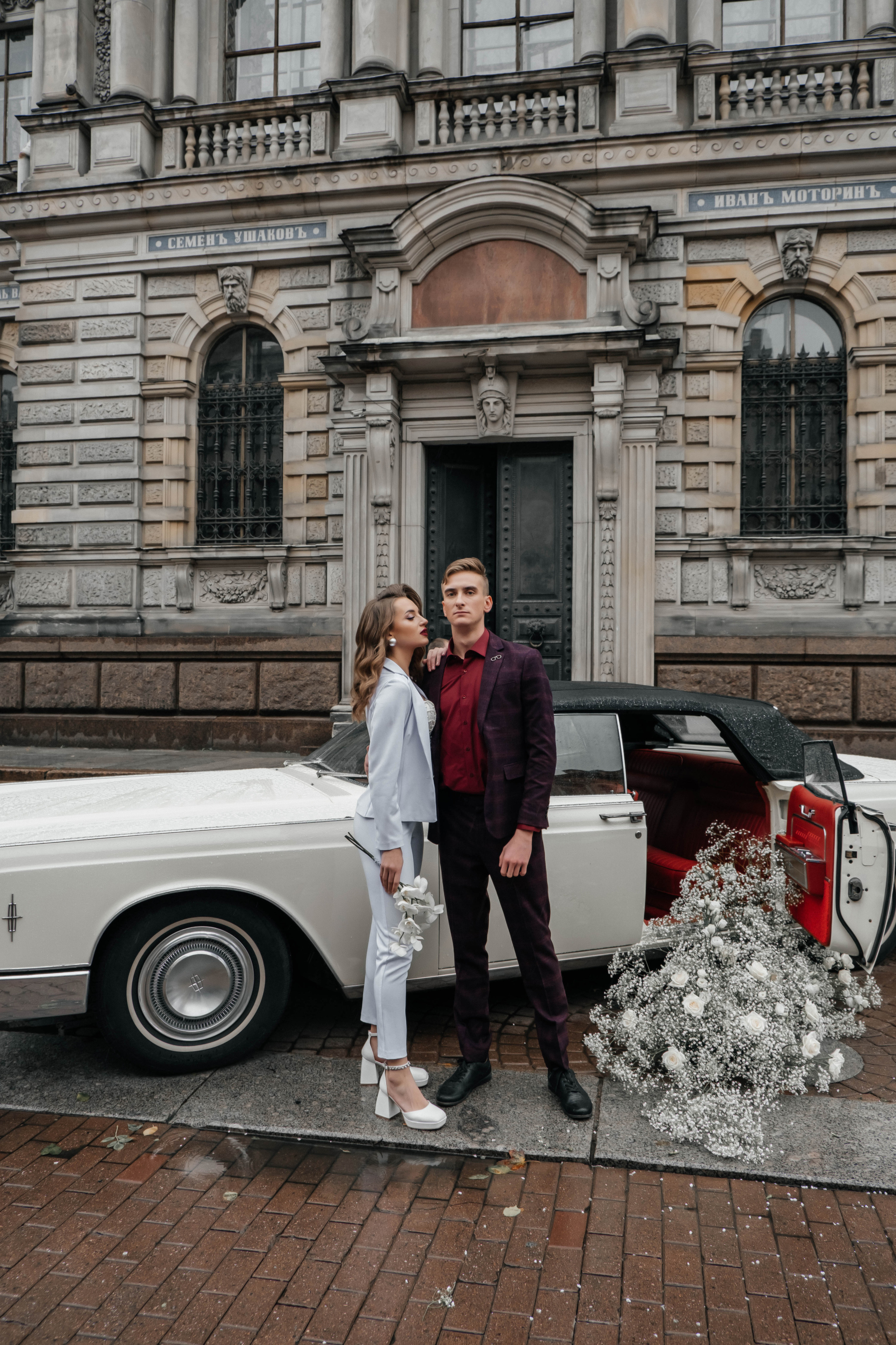 Свадьба с ретро машиной. Свадебный и портретный фотограф Казань | Белебей