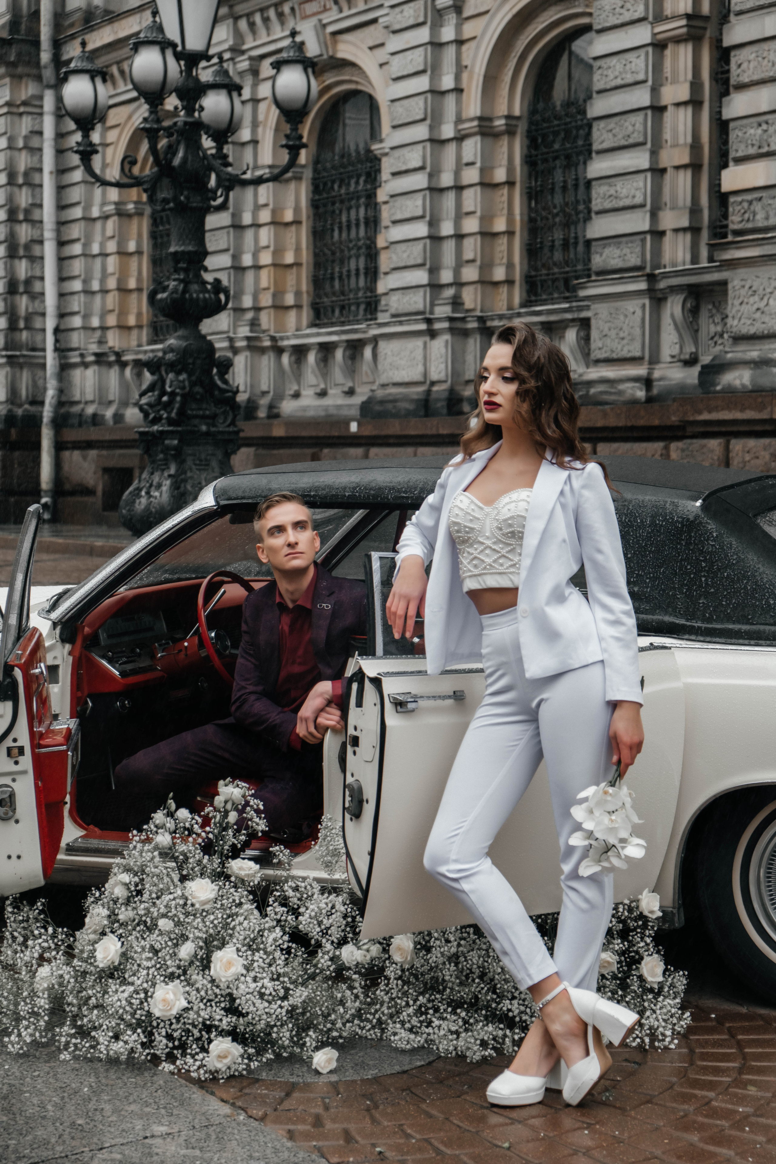 Свадьба с ретро машиной. Свадебный и портретный фотограф Казань | Белебей