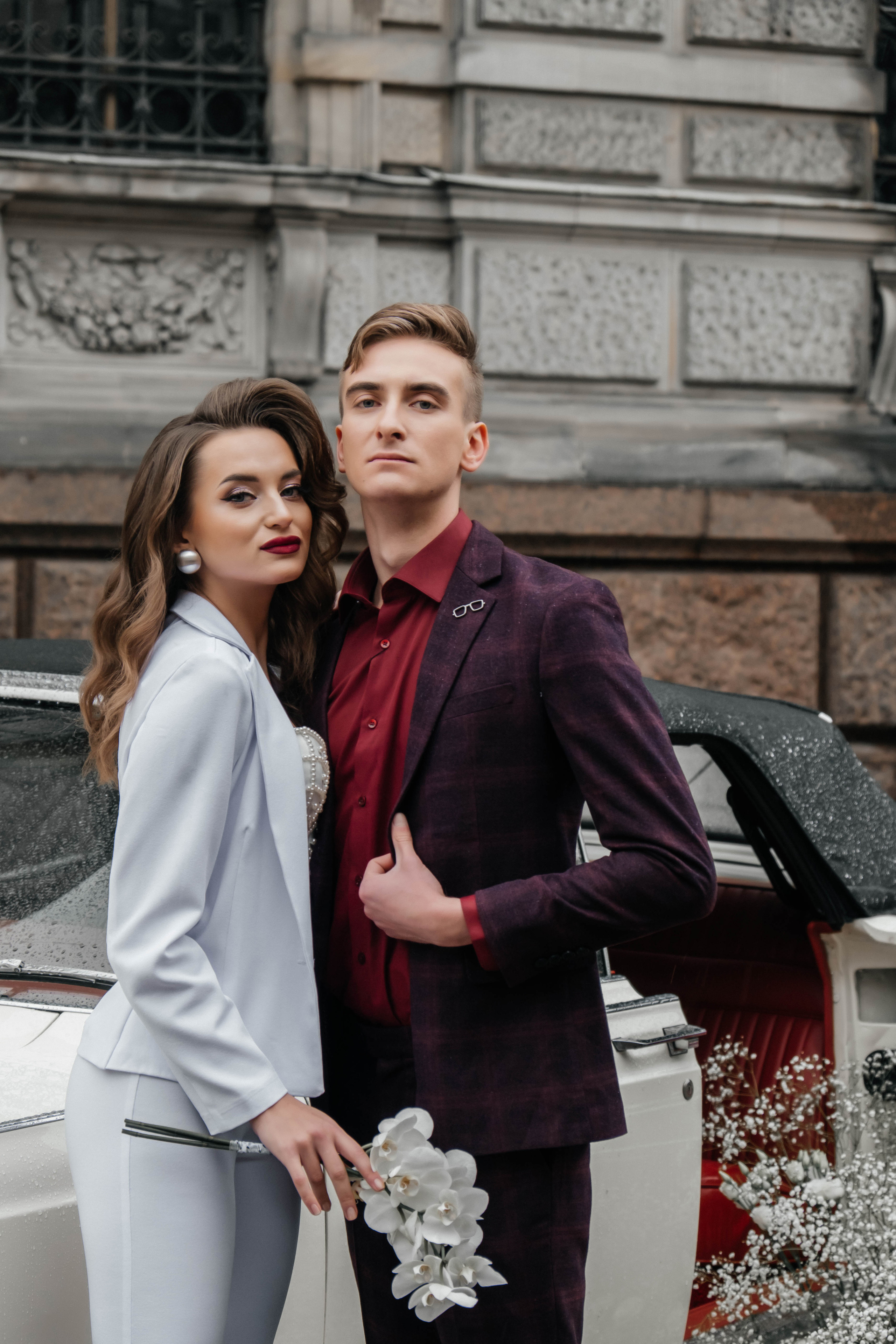 Свадьба с ретро машиной. Свадебный и портретный фотограф Казань | Белебей