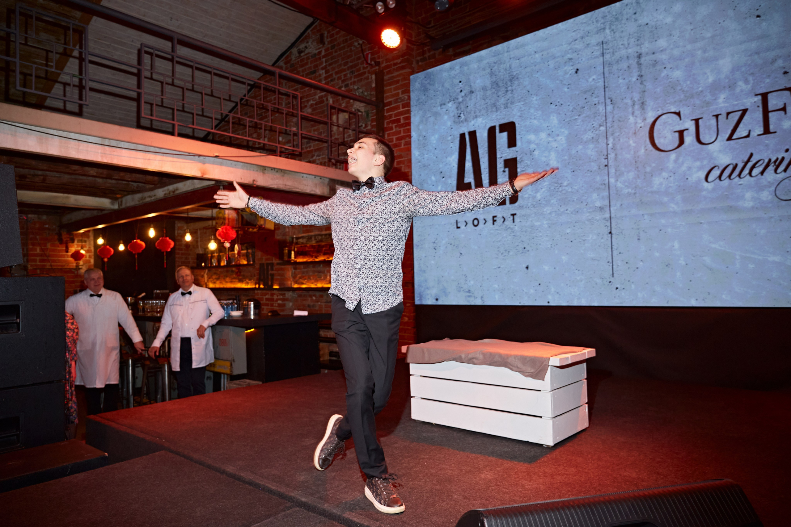 Корпоратив AG Loft & Guz Food catering. Фотограф Андрей Егоров