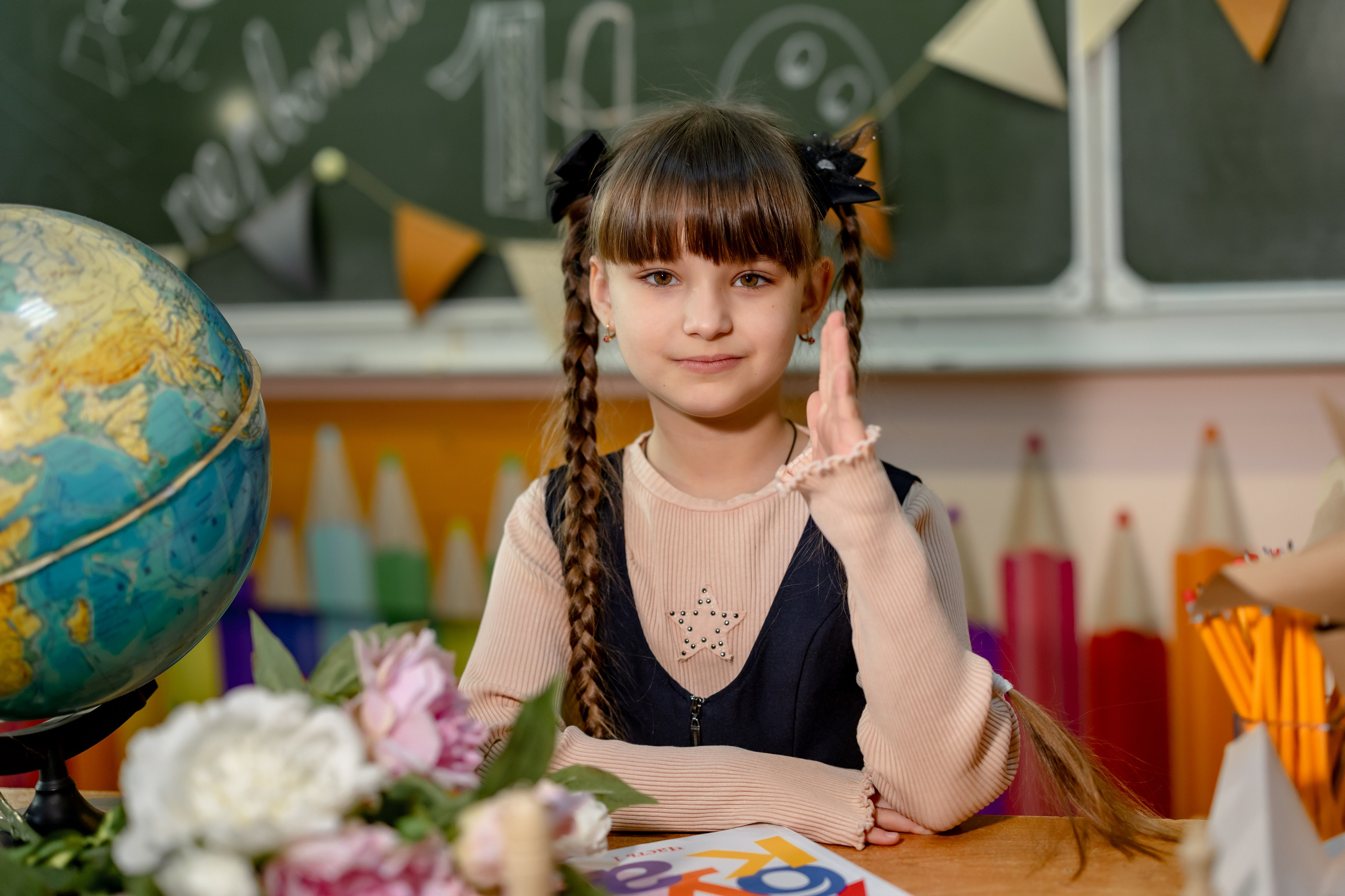 Съемка в классе с мини-фотозоной. Фотограф со студией в Долгопрудном — Ольга Рагулина