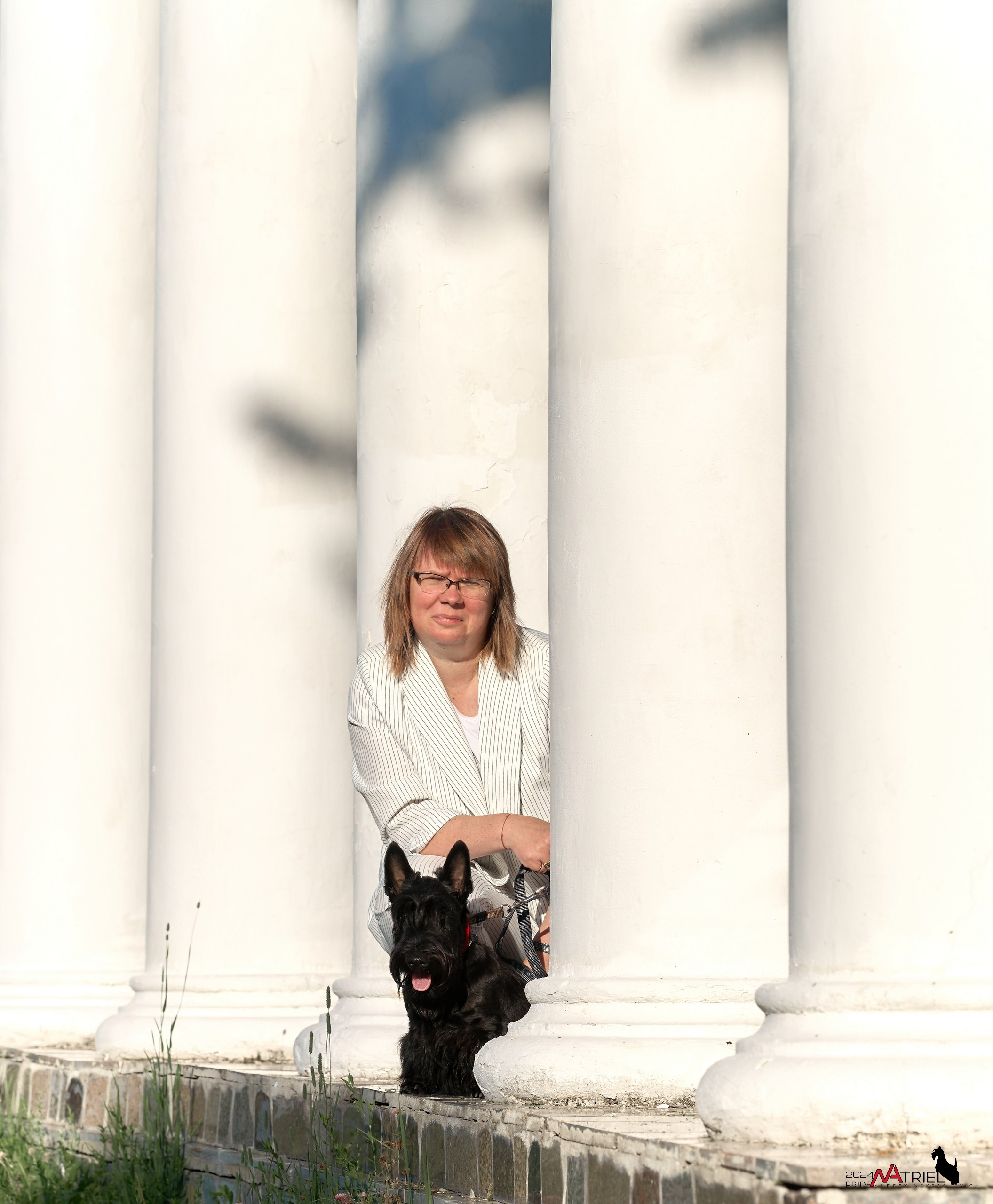 Семейная фотопрогулка с собаками