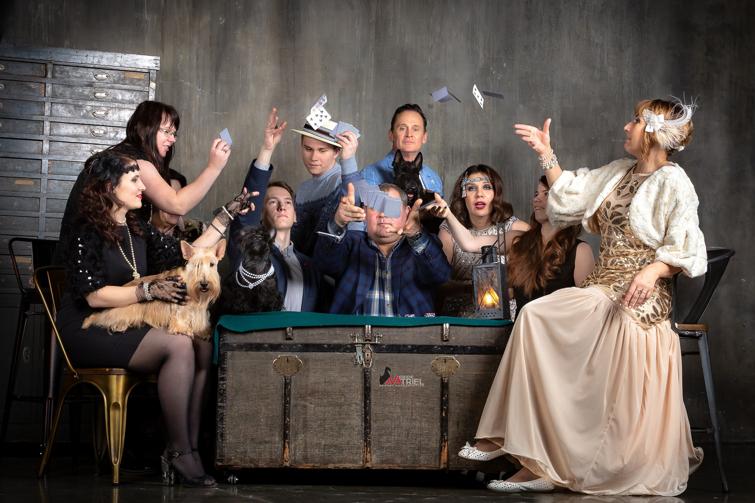 Люди и собаки в студии — галерея NATRIEL