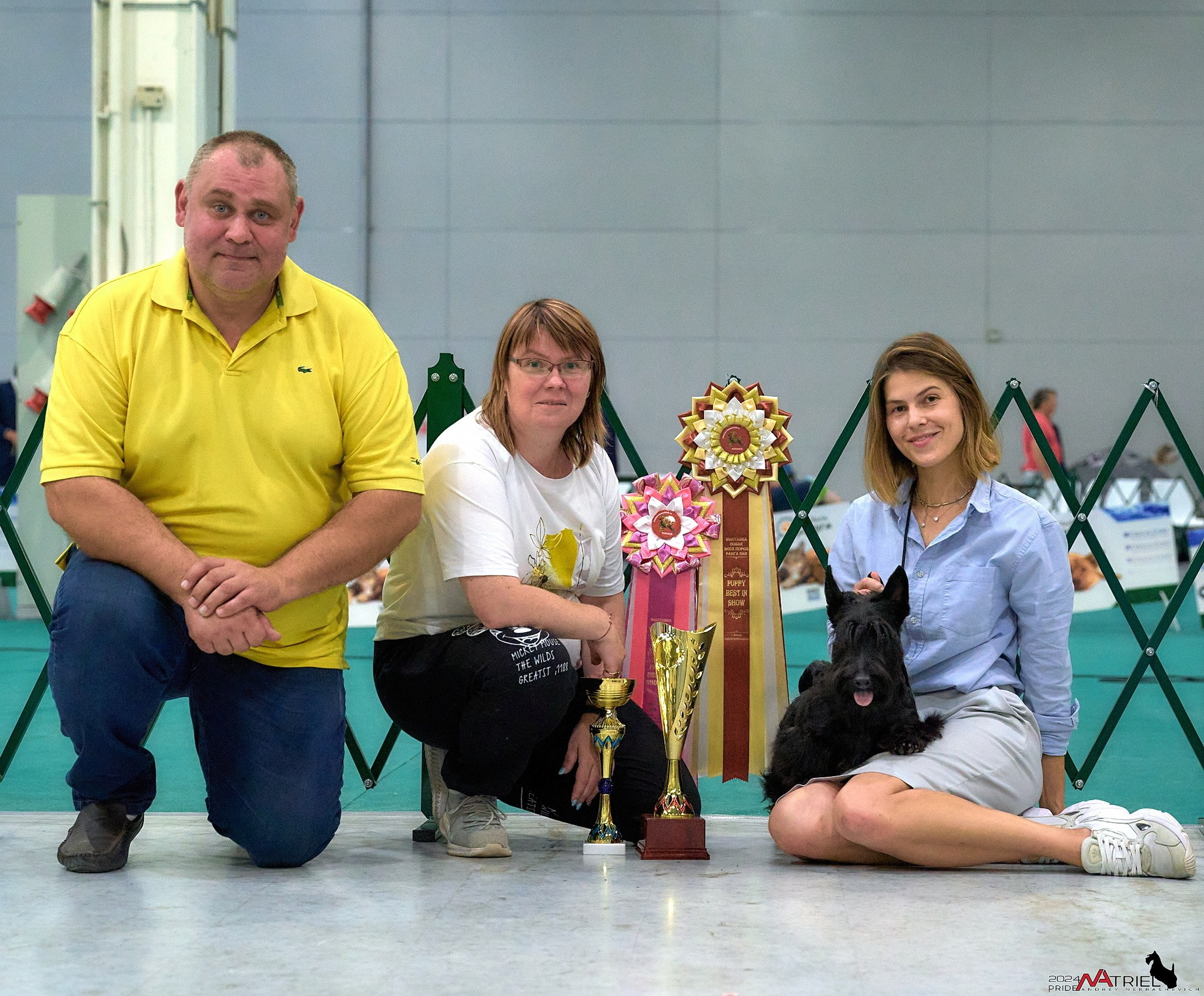 Съемка на выставке в Крокус