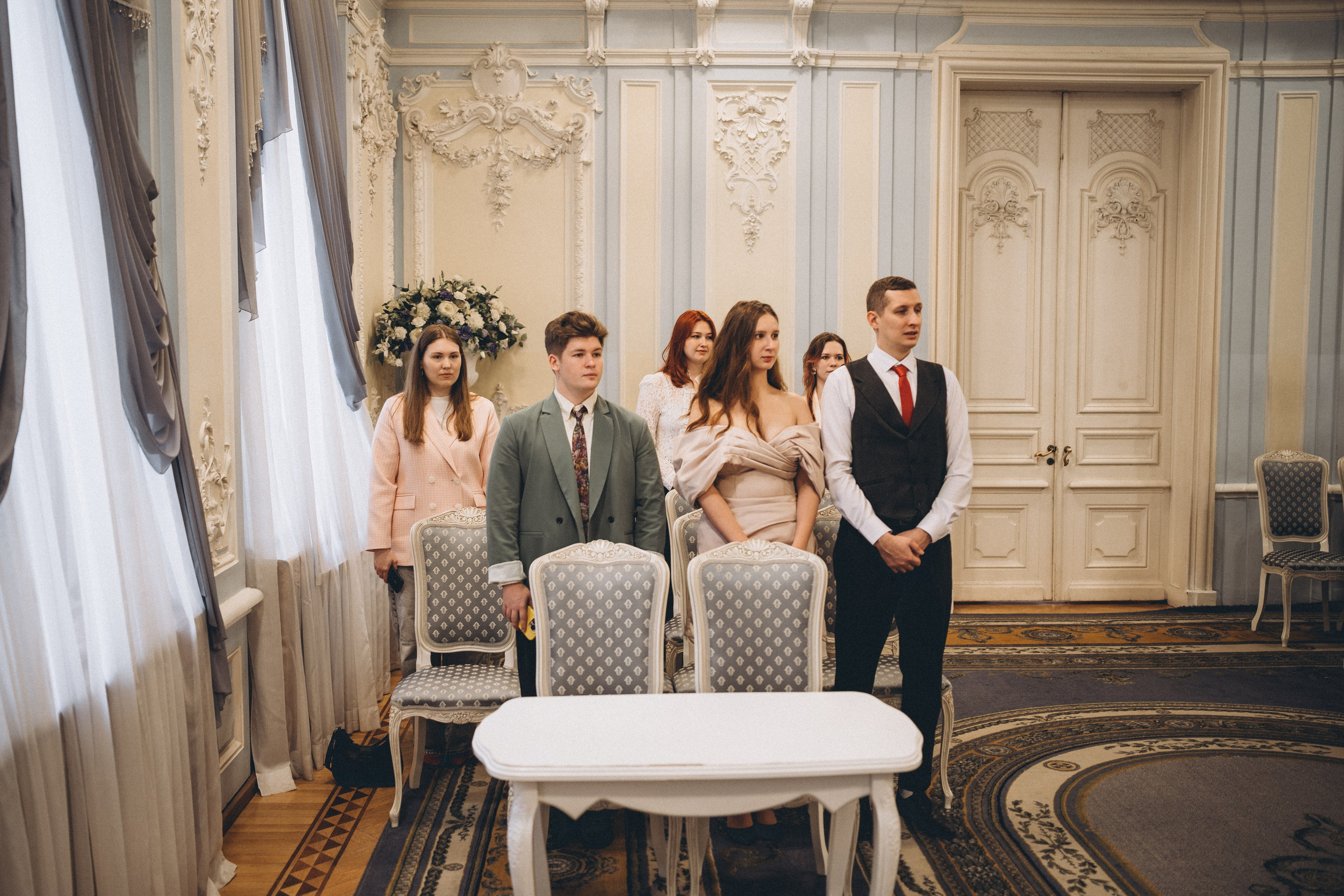 СВАДЕБНАЯ СЬЕМКА ВО ВТОРОМ ДВОРЦЕ С ГОСТЯМИ И ПРОГУЛКА В ТАВРИЧЕСКОМ САДУ. Профессиональный фотограф, Санкт-Петербург — Виктория Богомолова