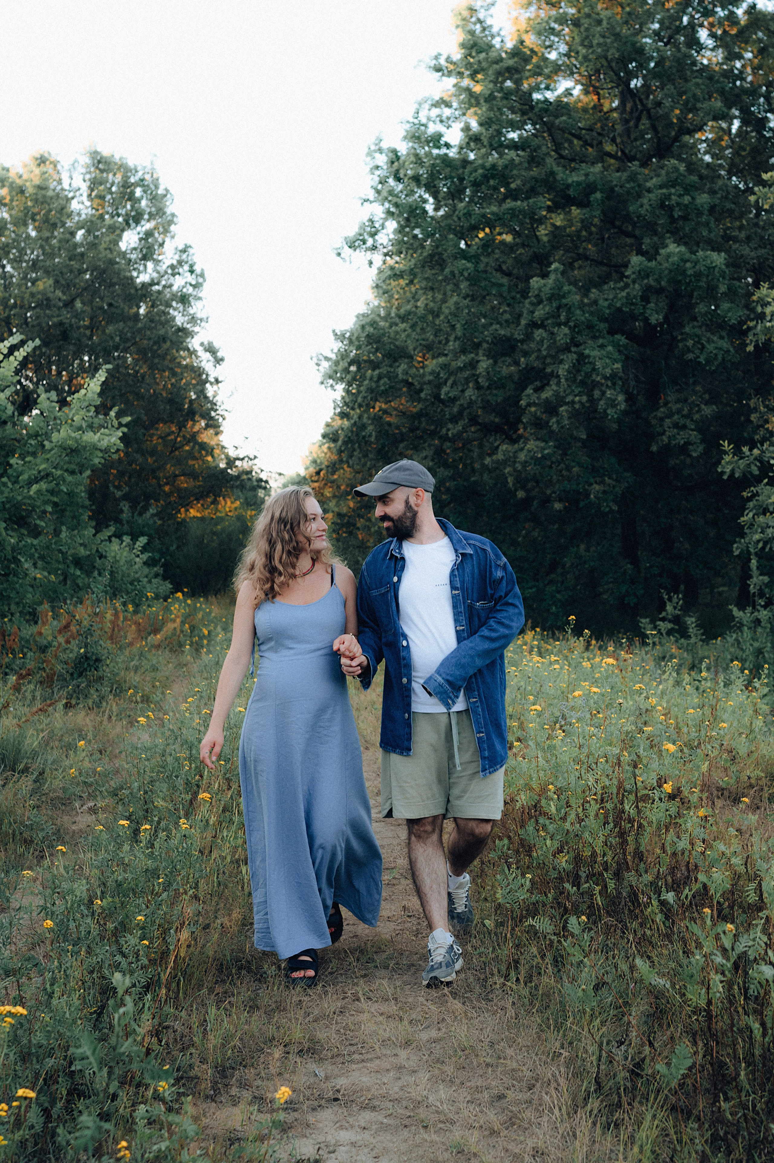 Лес.закат.Вика и Денис. Детский и семейный фотограф Катерина Мишина