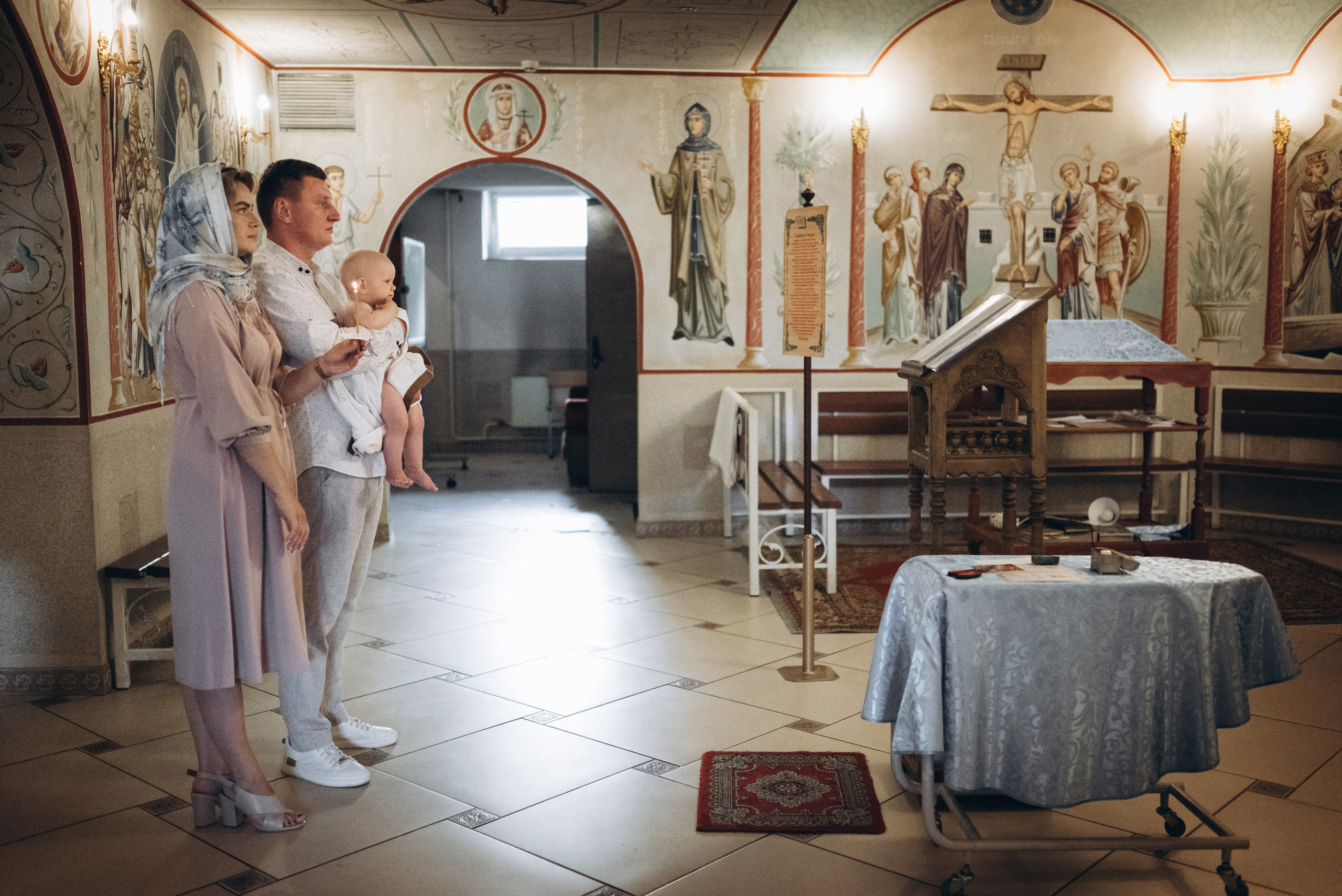 Крещение Василины (Храм Праведной Софии Слуцкой). Семейный фотограф в Минске Дарья Дреко