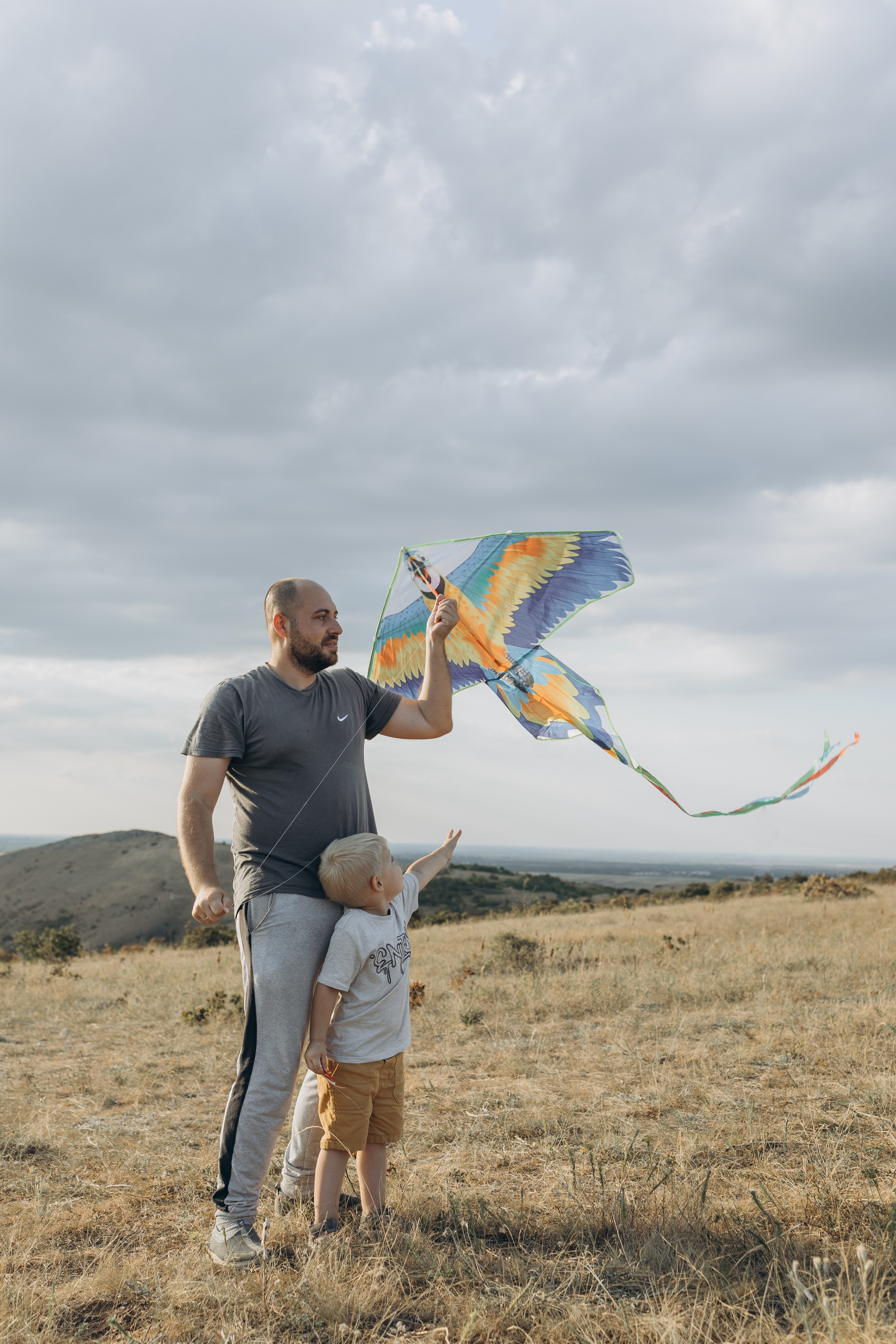Воздушный змей. Семейный фотограф в Москве Виктория Ястребинская