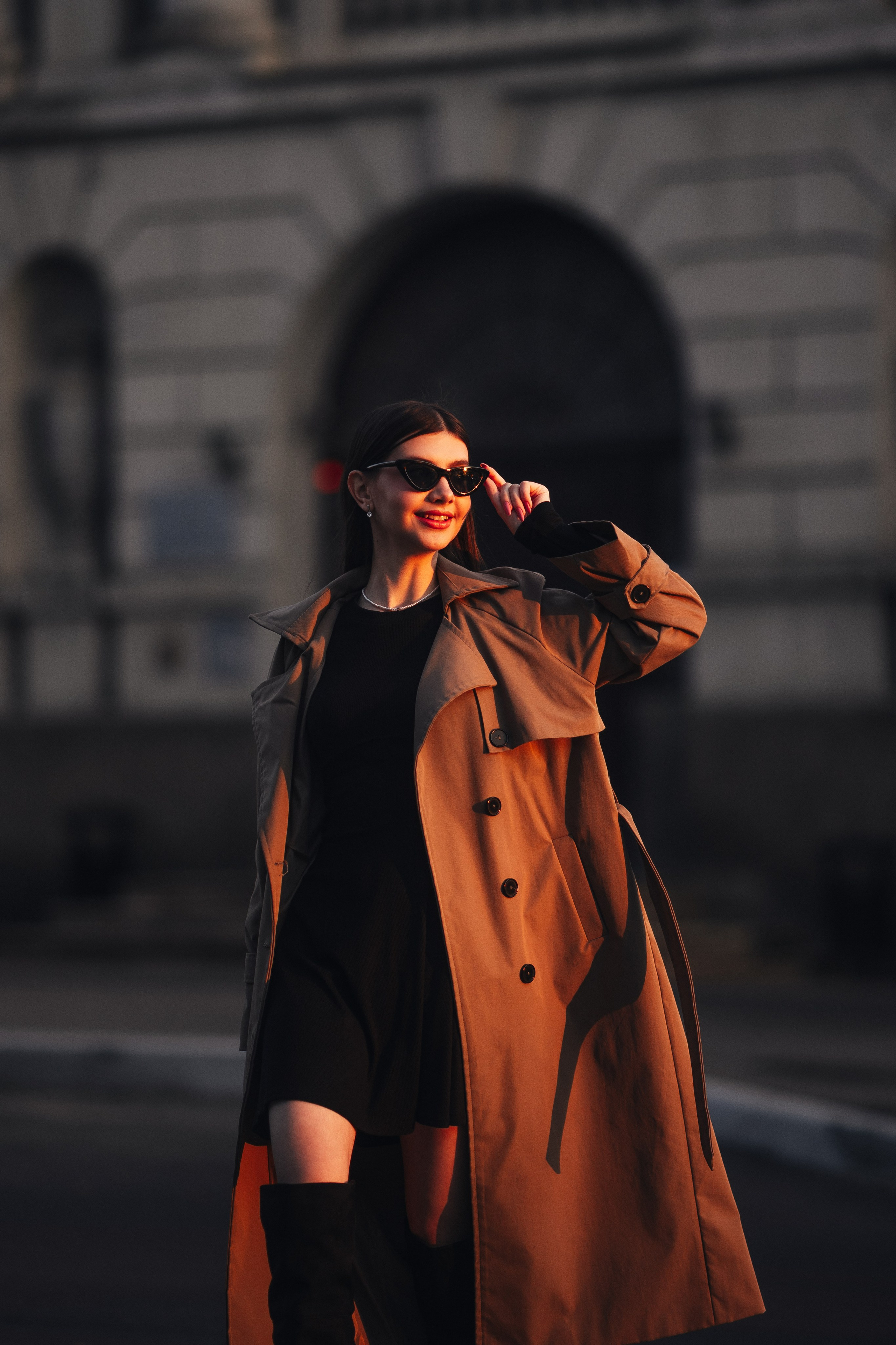 фотосессия на закате тренч павлинский иваново