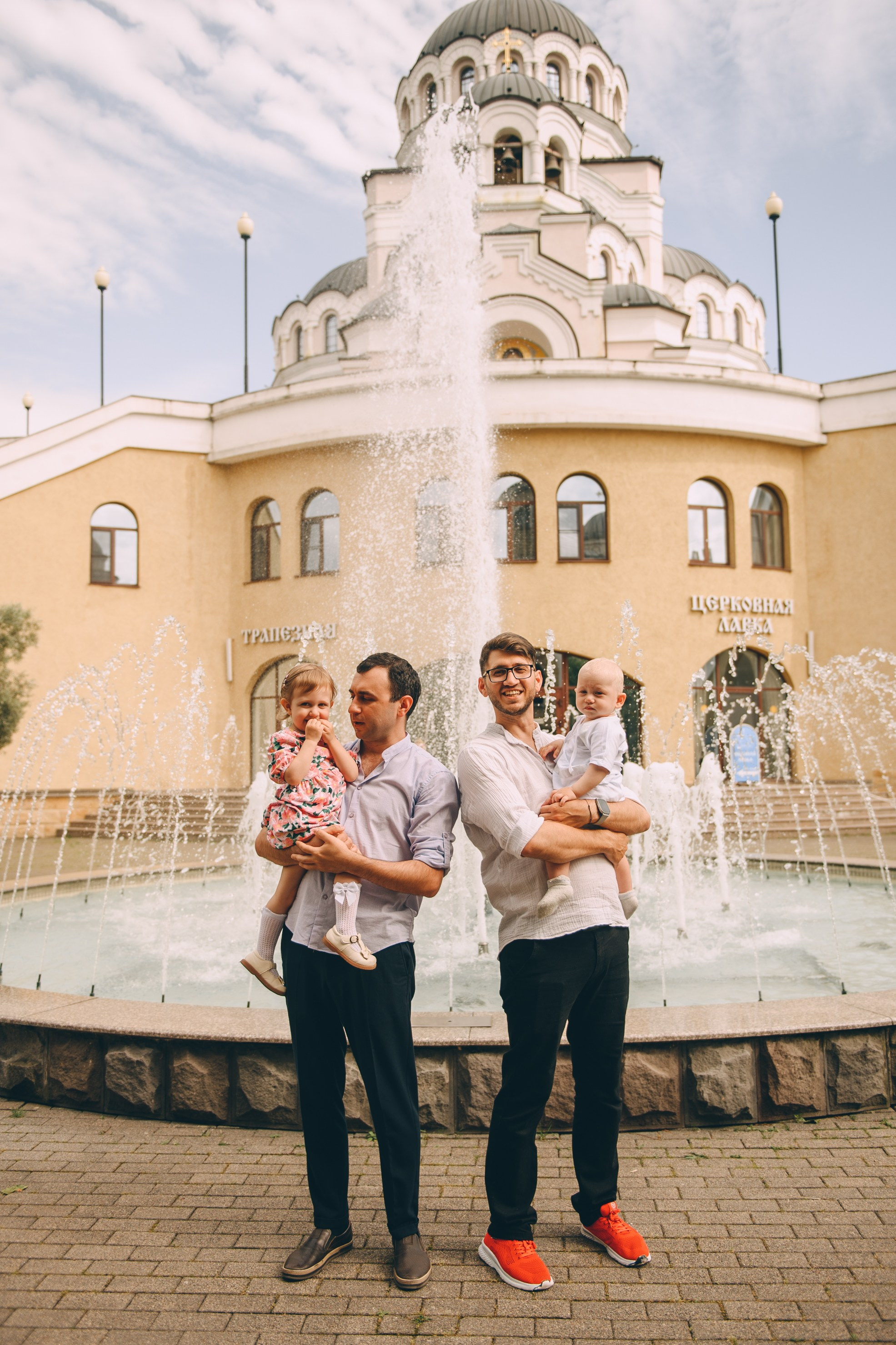 Крещение в храме Нерукотворного Образа Христа Спасителя. Свадебный и семейный фотограф София Невская