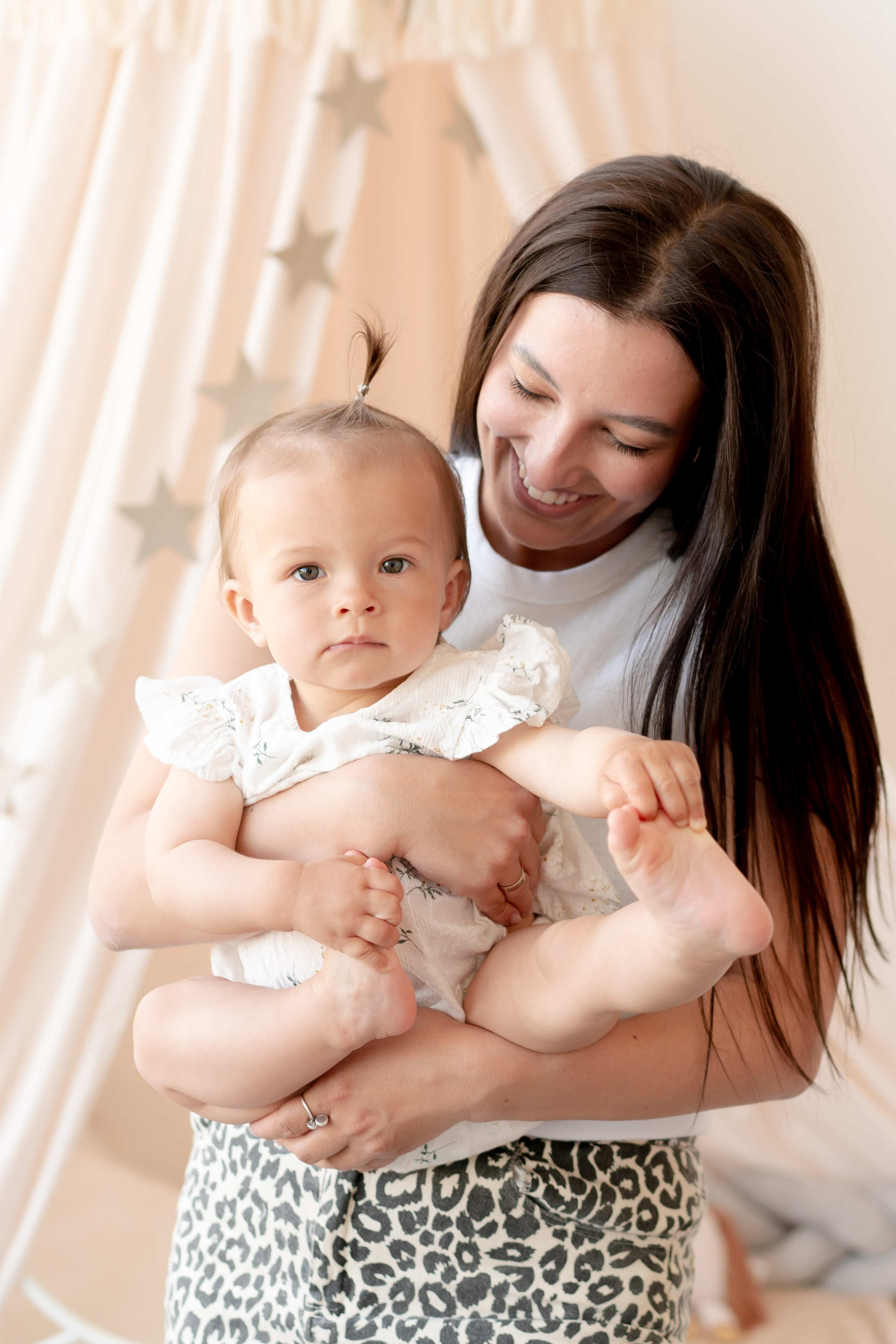 Первый день рождения малыша. Детская, семейная фотостудия в Санкт-Петербурге