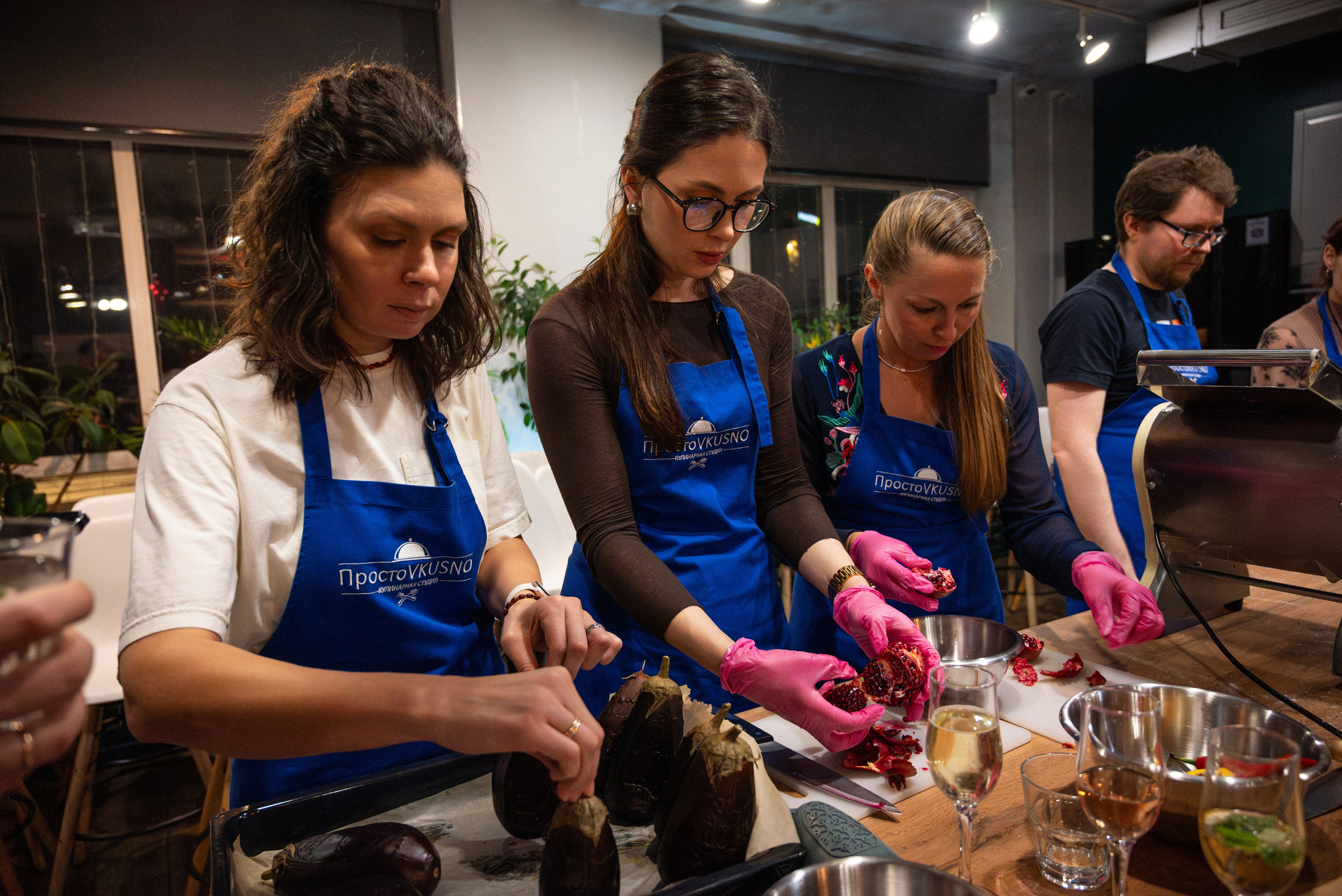 Кулинарный мастер класс. Фотограф мероприятий в Москве