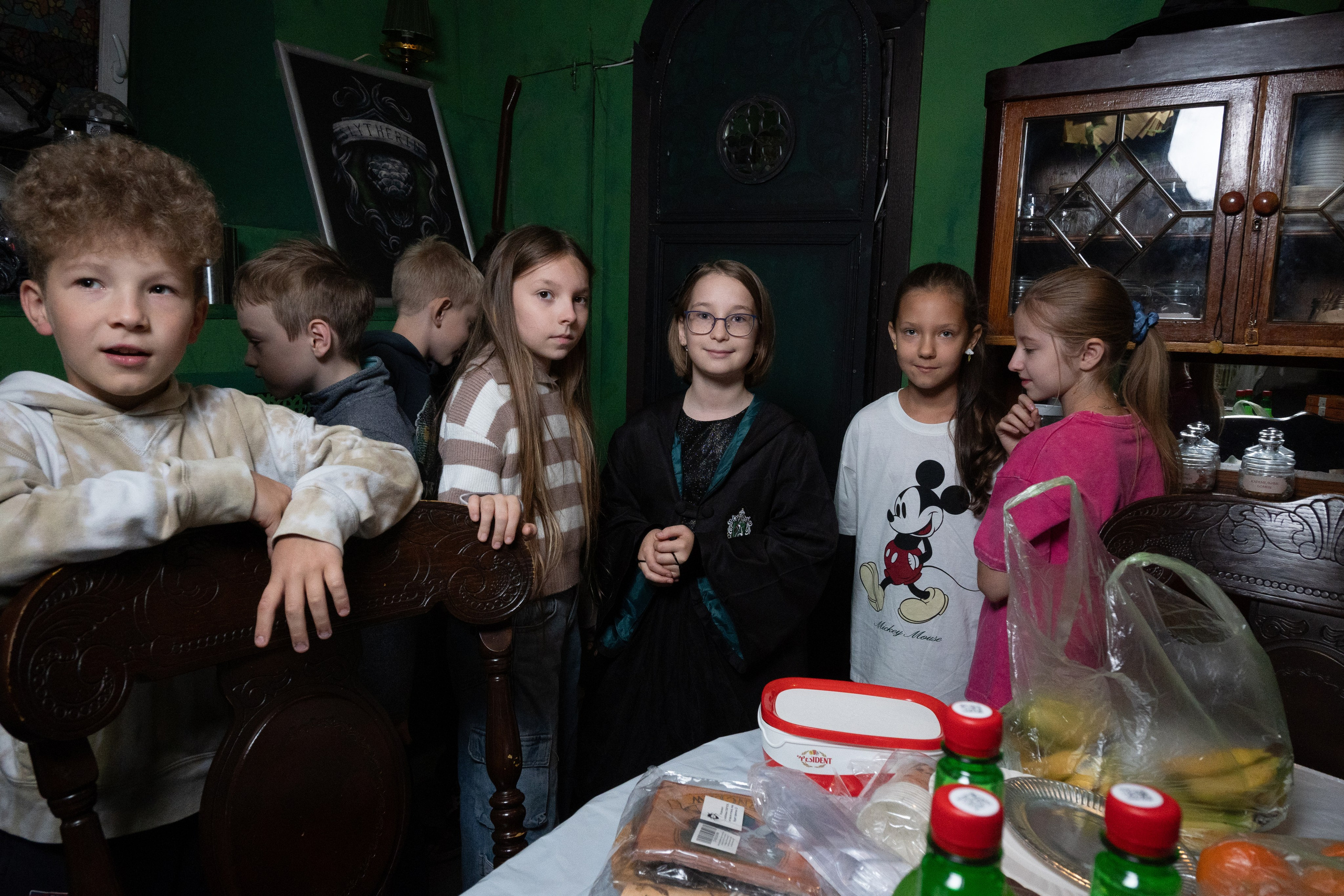 День рождения ребенка в «Подземелье Слизерин». Фотограф мероприятий в Москве