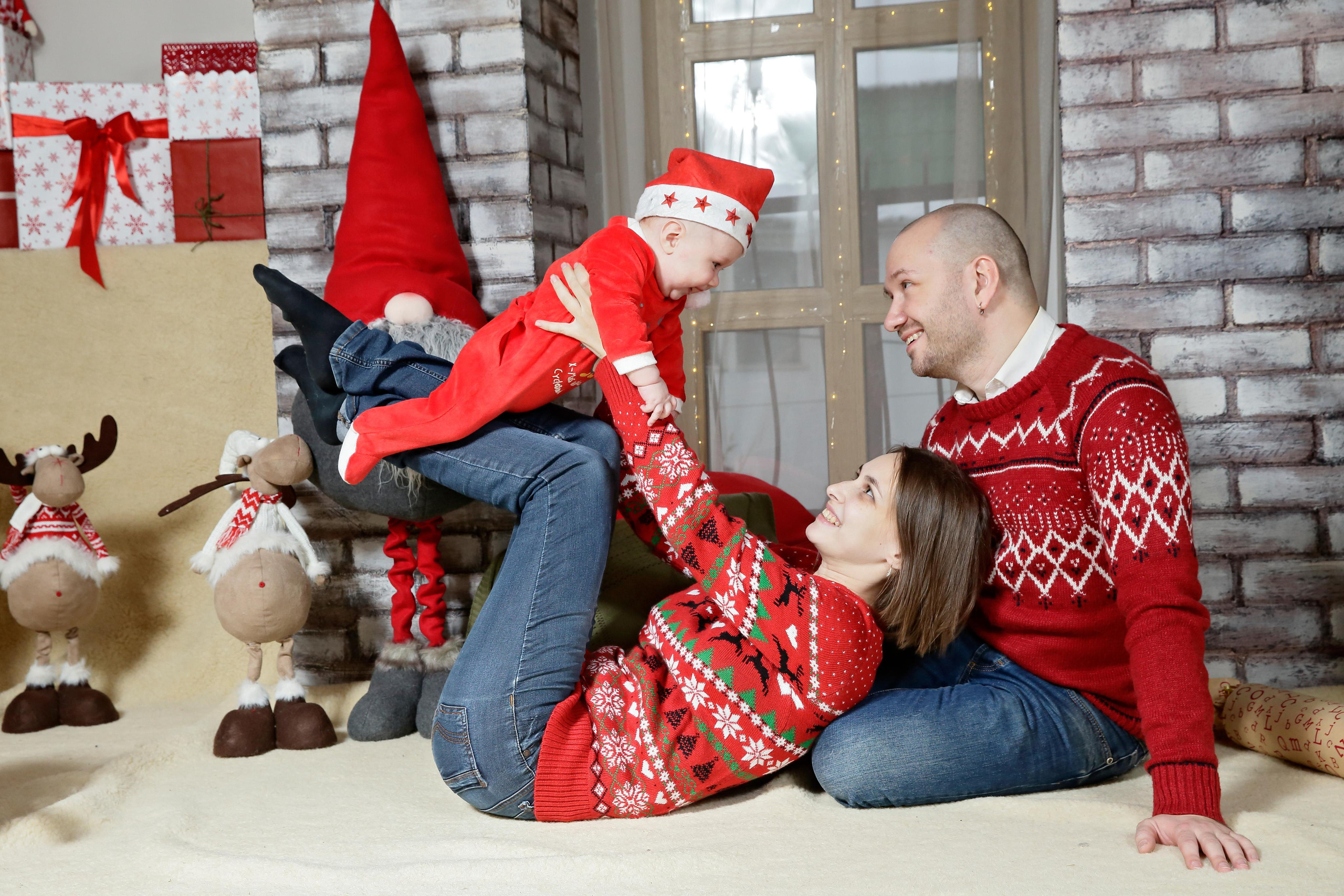 Новогодняя семейная фотосессия. Попов.фото — Предметная фотостудия в Новой Москве