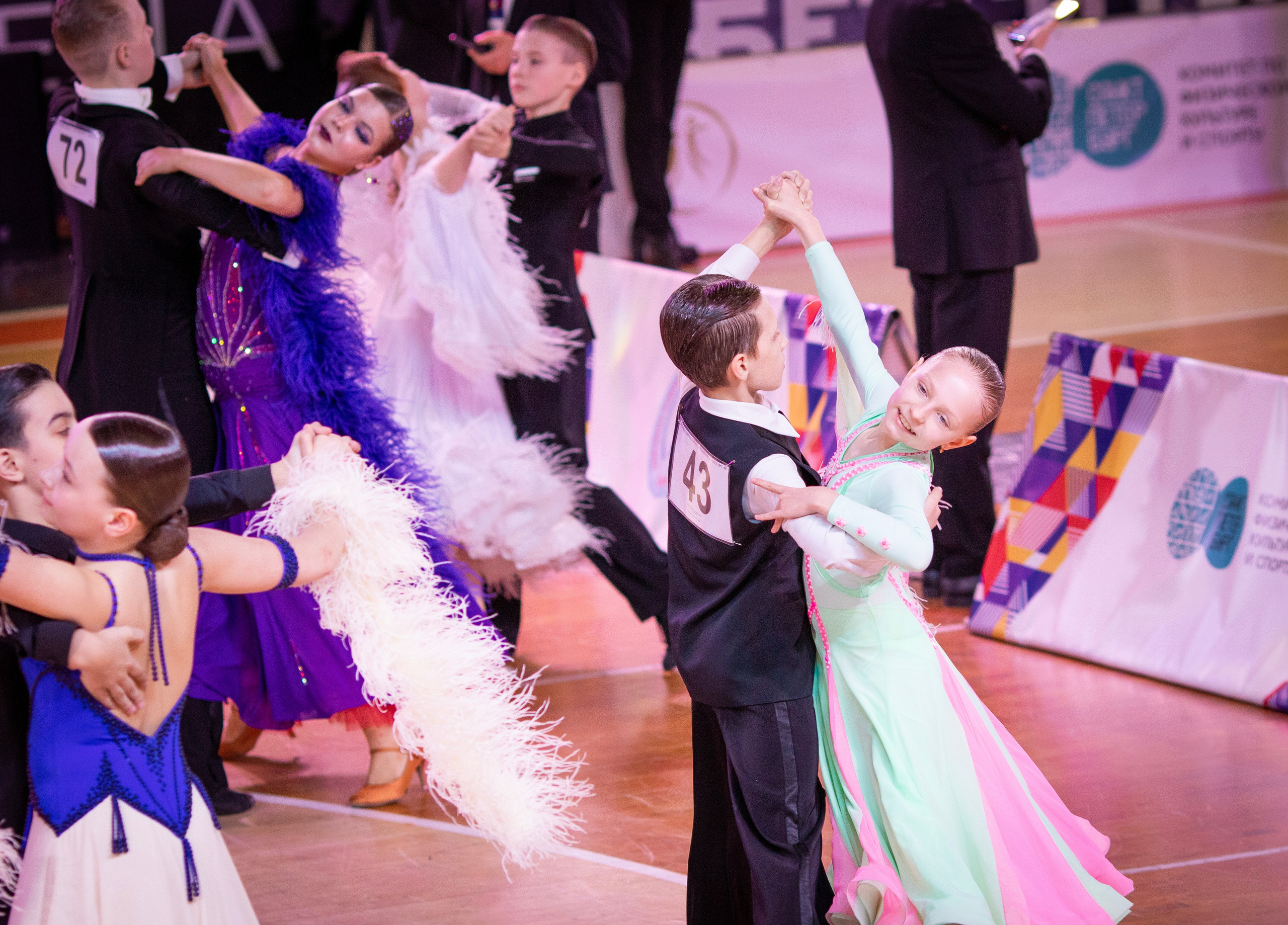 Бальные танцы, соревнования. Фотограф Анна Невская