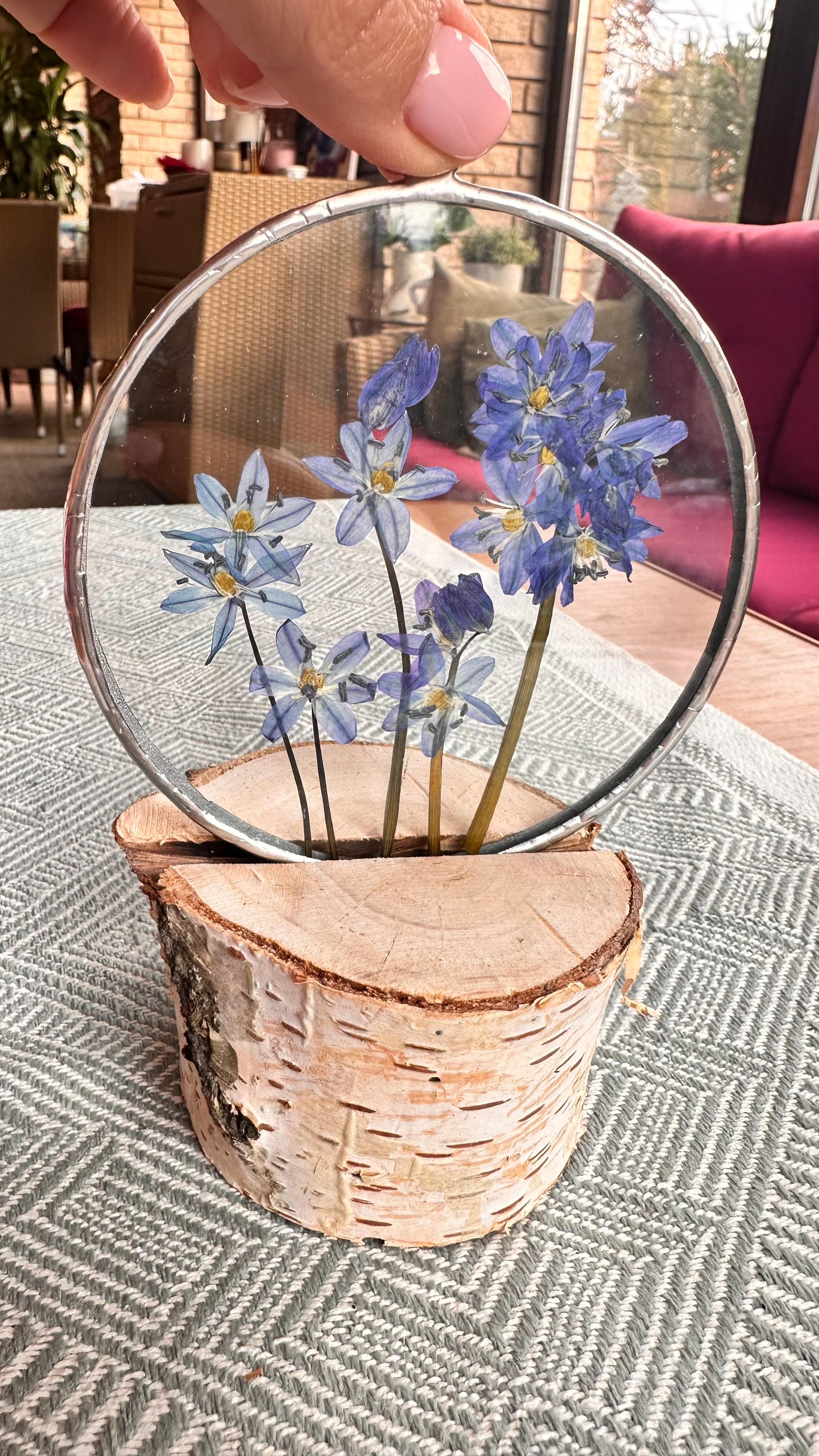 Витражи в наличии. Оформляю пространства. Витражи с сухоцветами в технике Тиффани