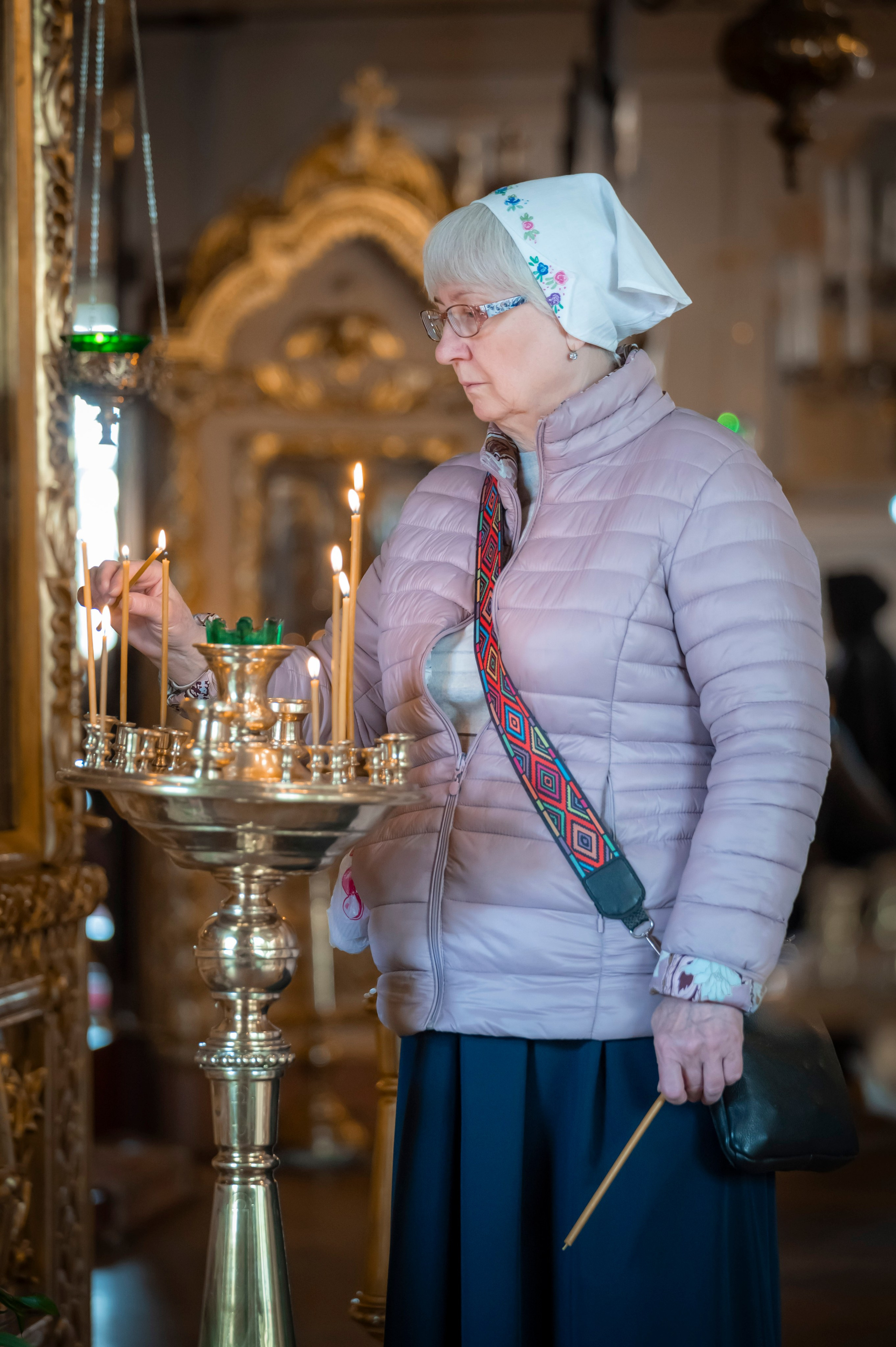 Богородский храм. Благовещение. Божественная Литургия. Антон и Татьяна Денисенко — В храме