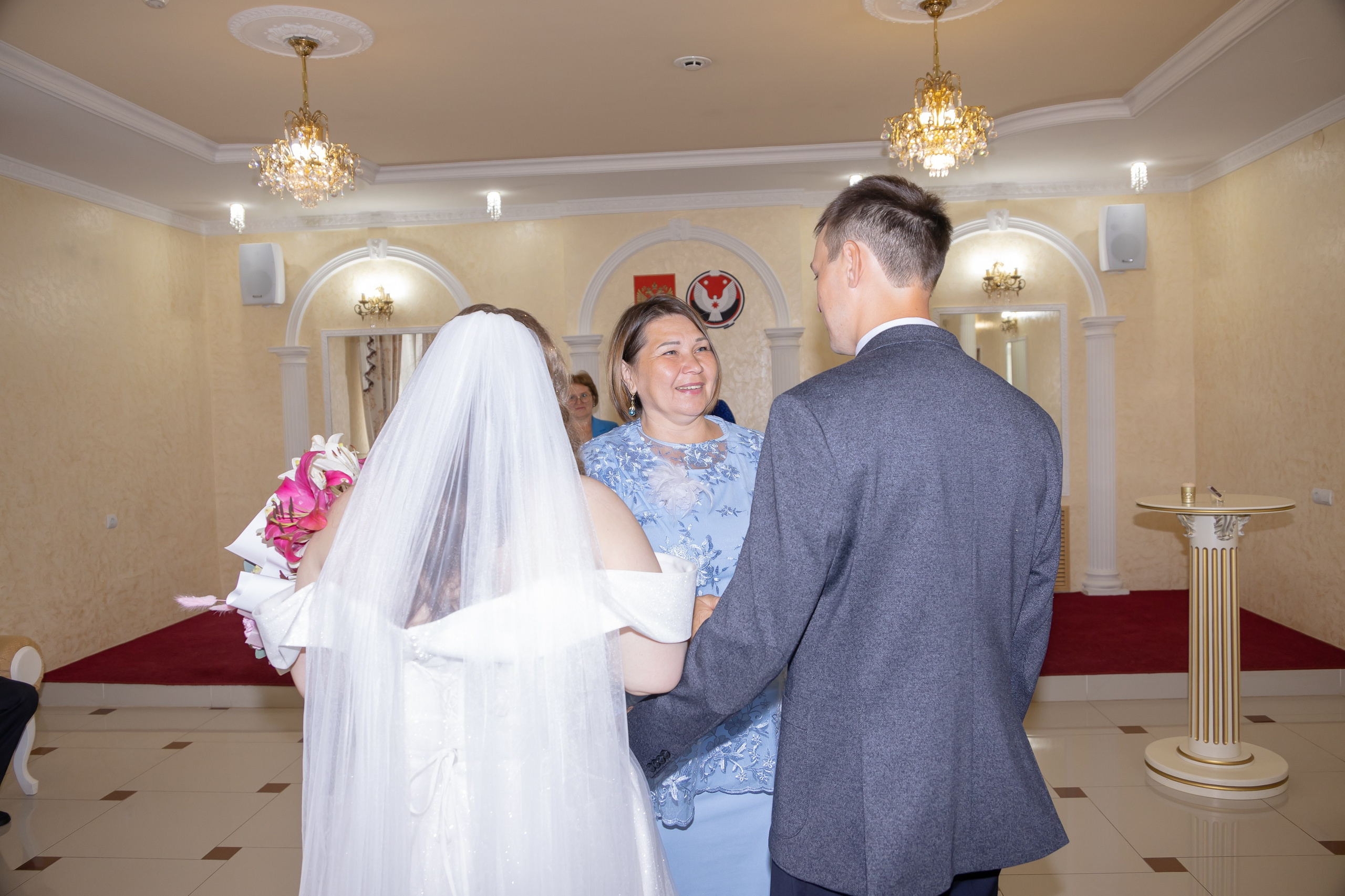 Свадебная съемка регистрации в ЗАГСе г. Можга