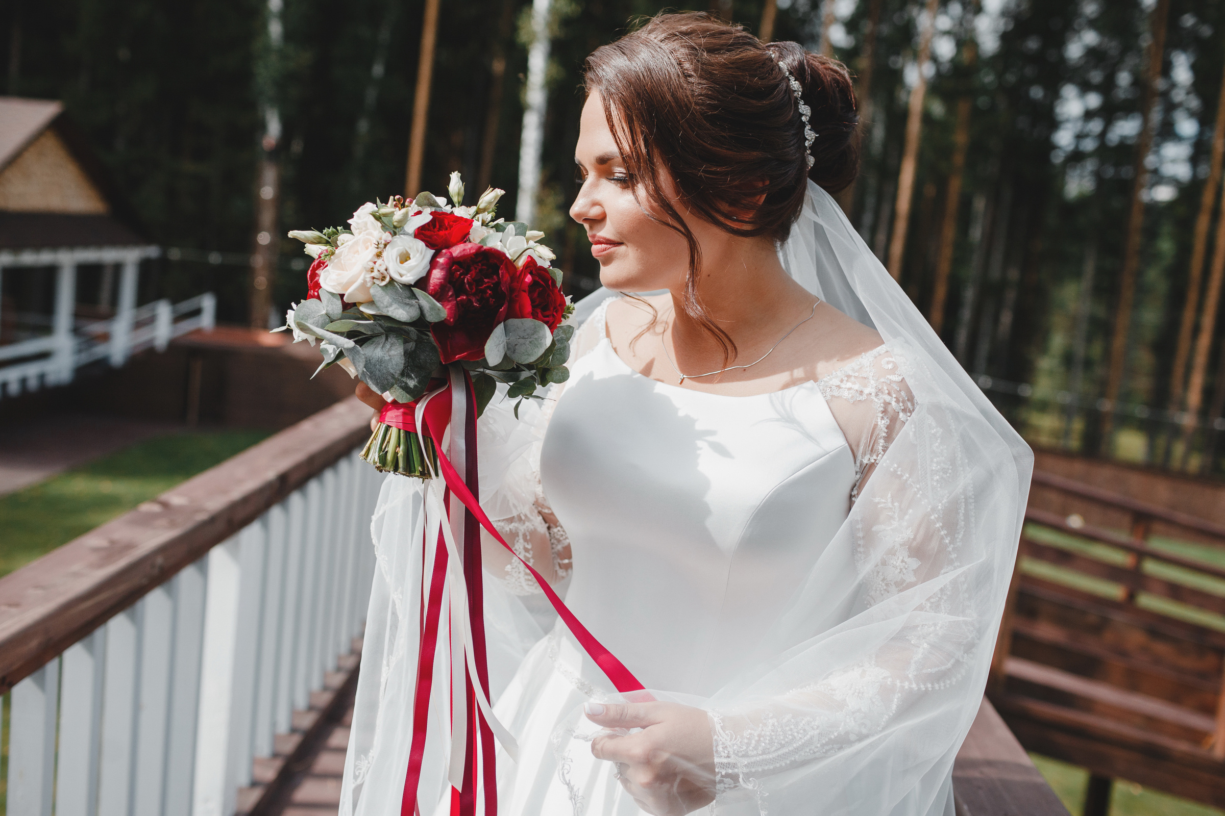 Свадебная фотосессия в усадьбе Раздолье, Томск. Евгения Орлова