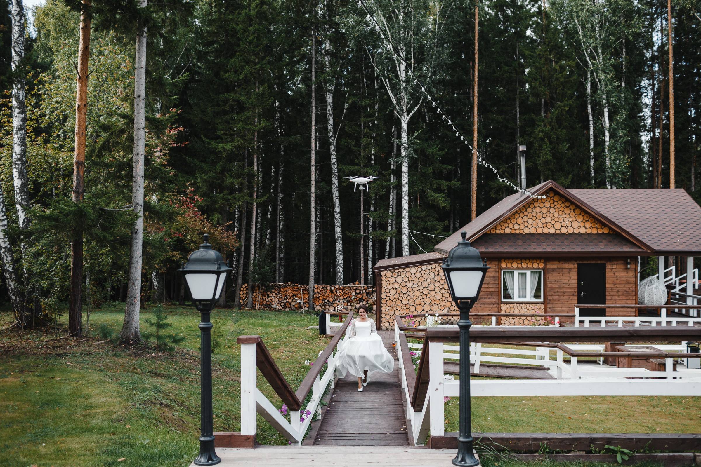 Свадебная фотосессия в усадьбе Раздолье, Томск. Евгения Орлова