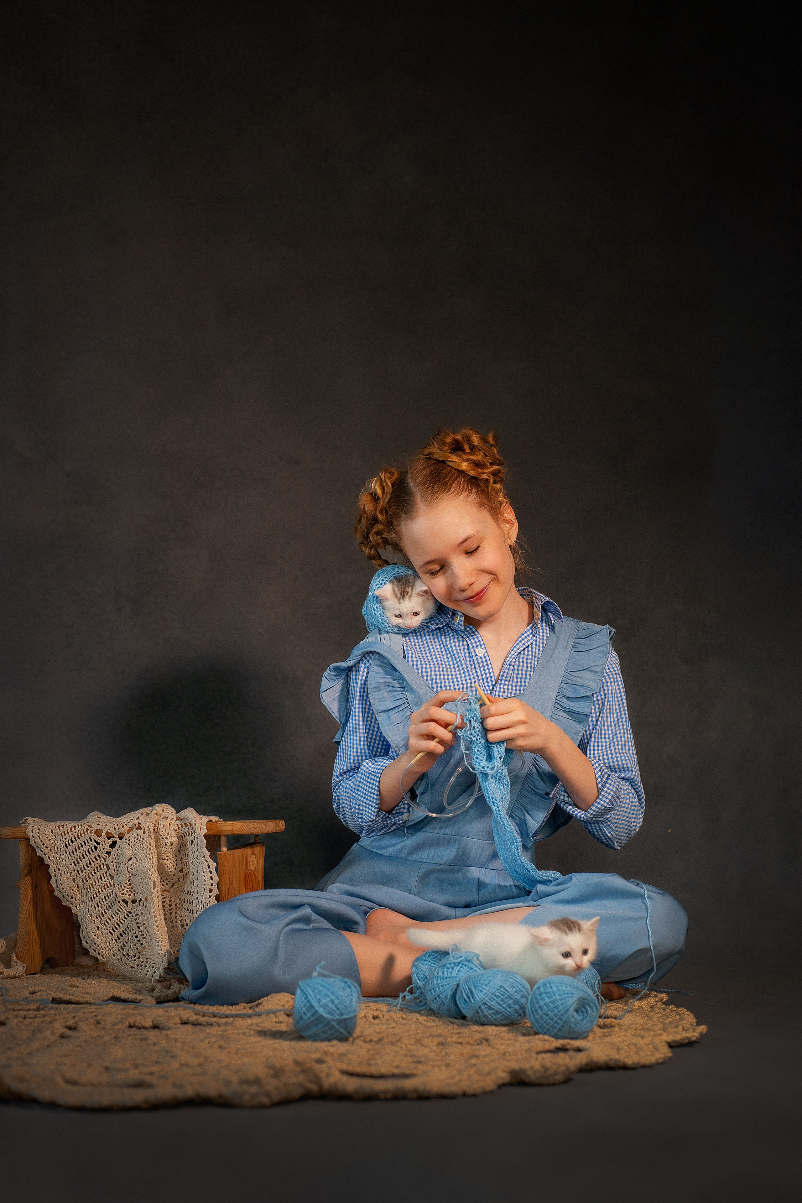 Студийный семейный и детский портрет. Детский и семейный фотограф в Москве и Подмосковье Настя Наумова
