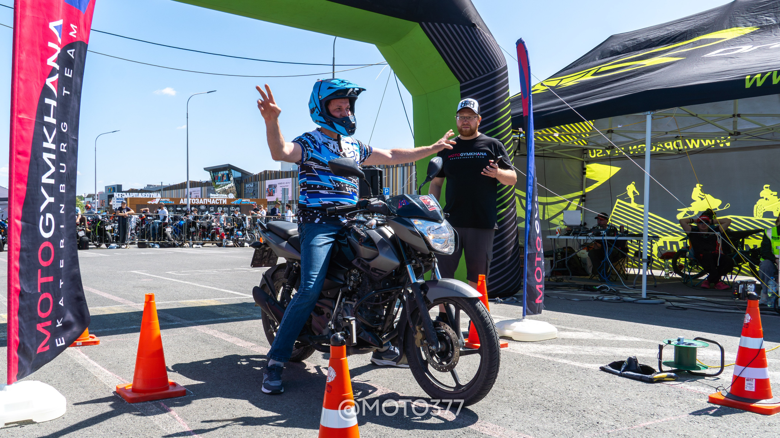 Motogymkhana CUP 1 Ekat 2025. Moto377