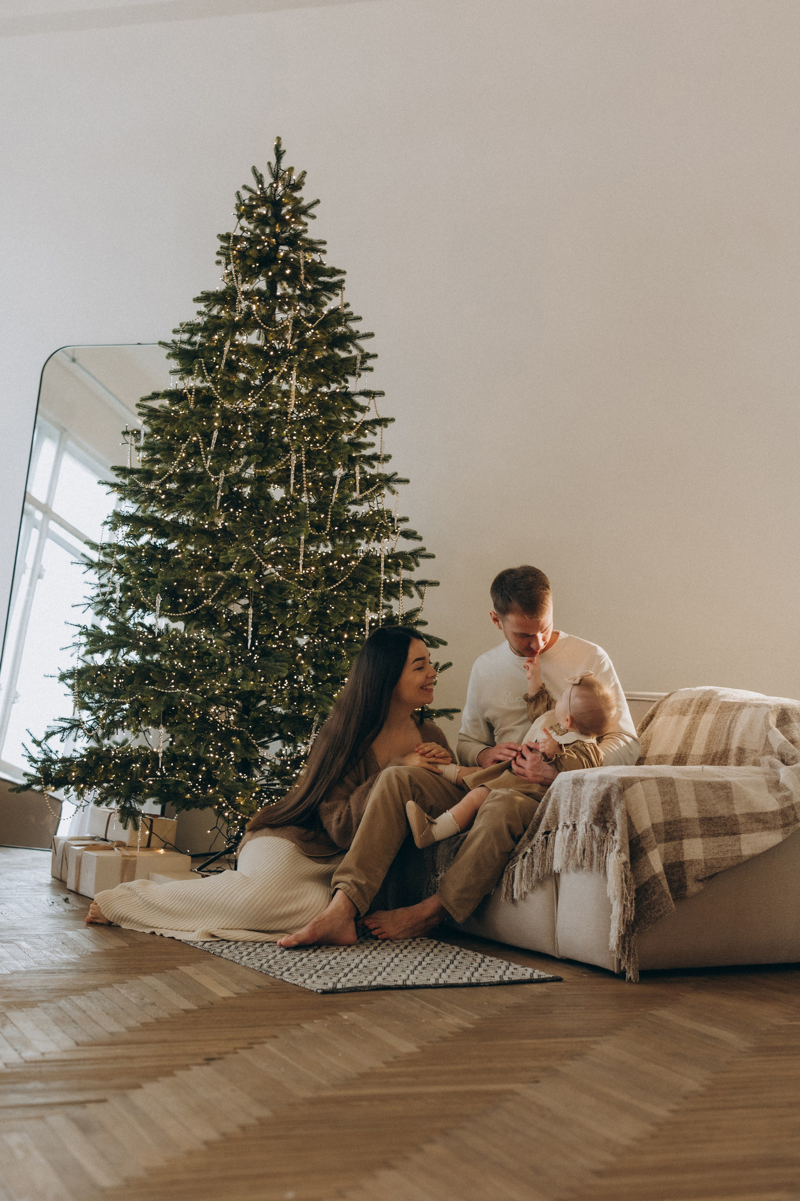 Семейная новогодняя фотосессия. Фотограф Москва Виктория-Антуанетта