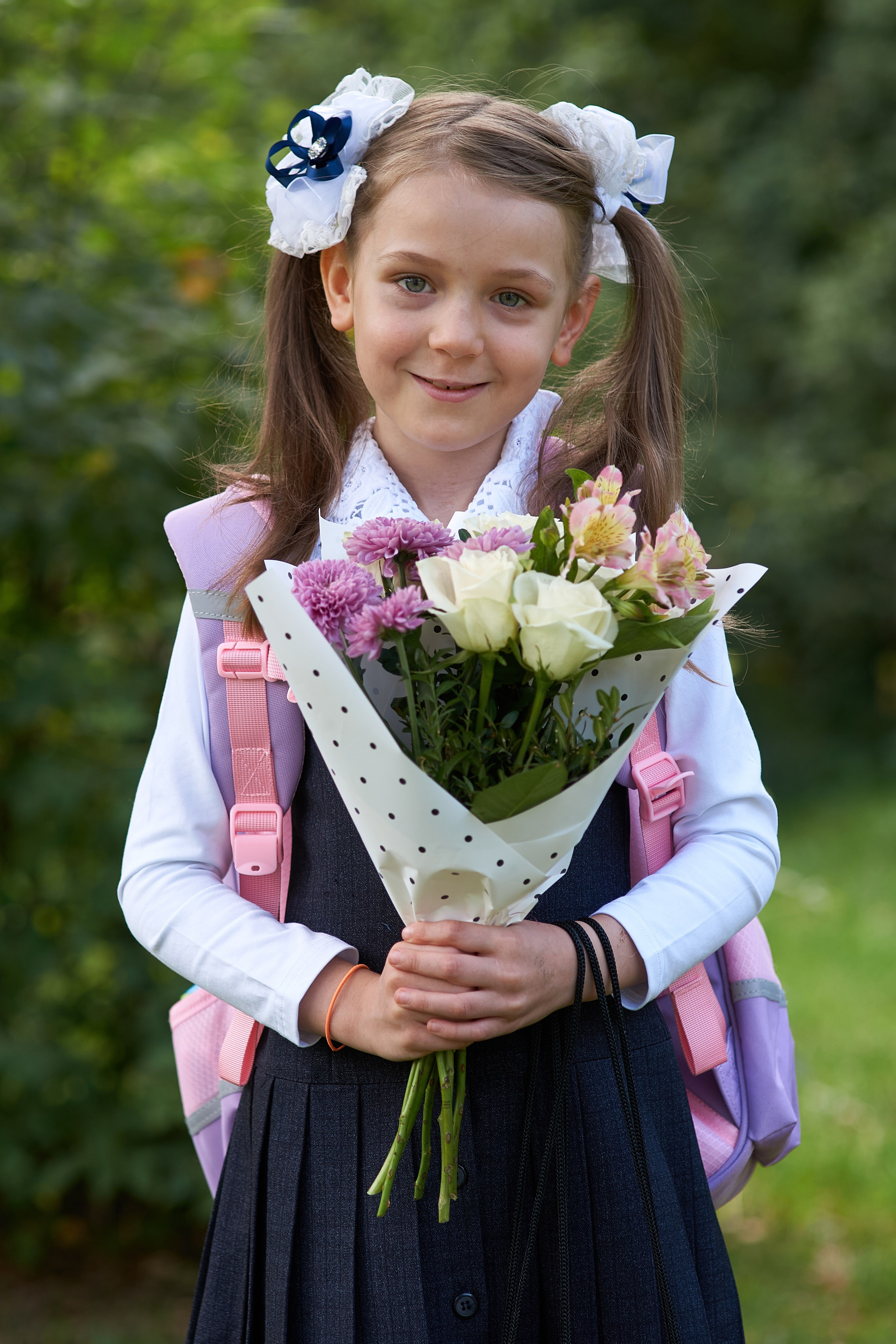 1 класс в День Знаний. Фотограф Владимир Артамонов