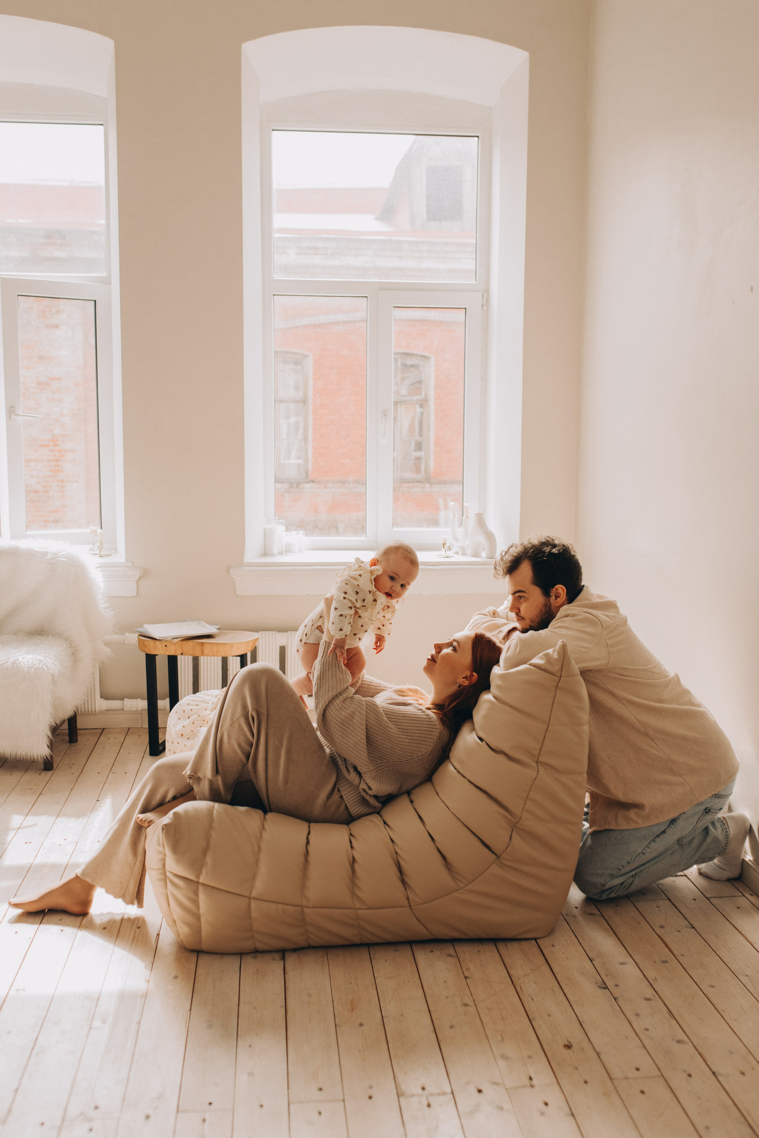 Семейная фотосессия в студии. Семейный фотограф в Самаре Елена Ефимова