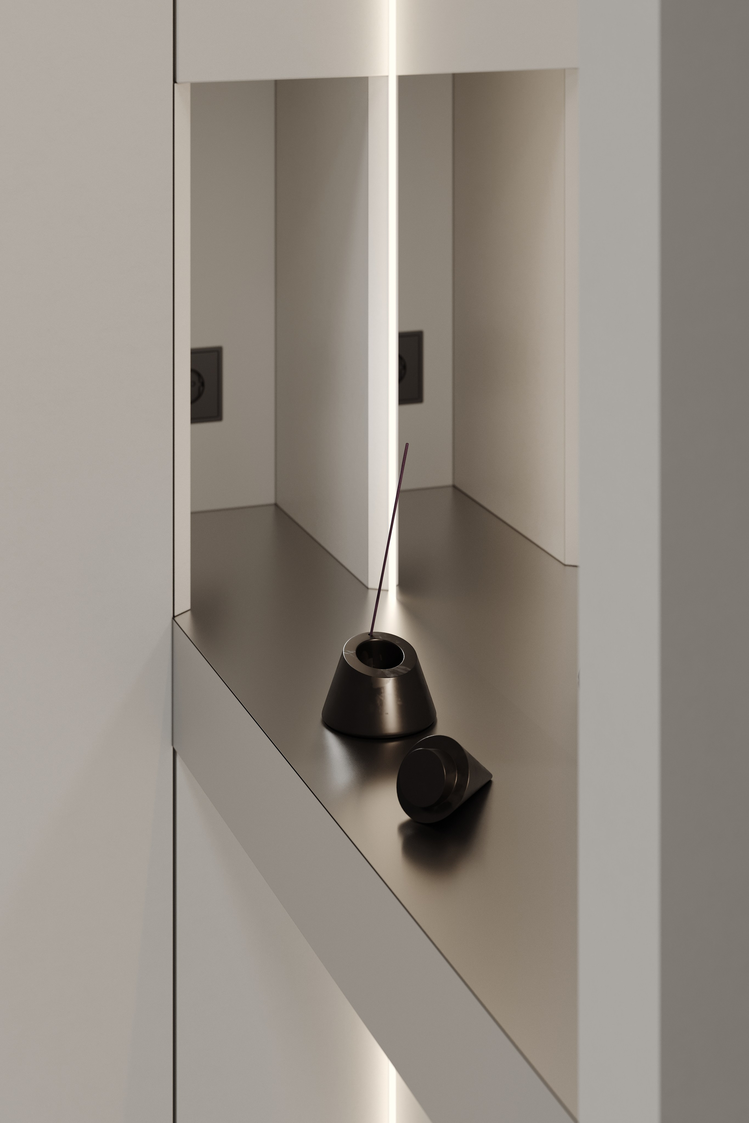 «Manhattan» | Kitchen & Living room. Середа Юлия | Визуализация