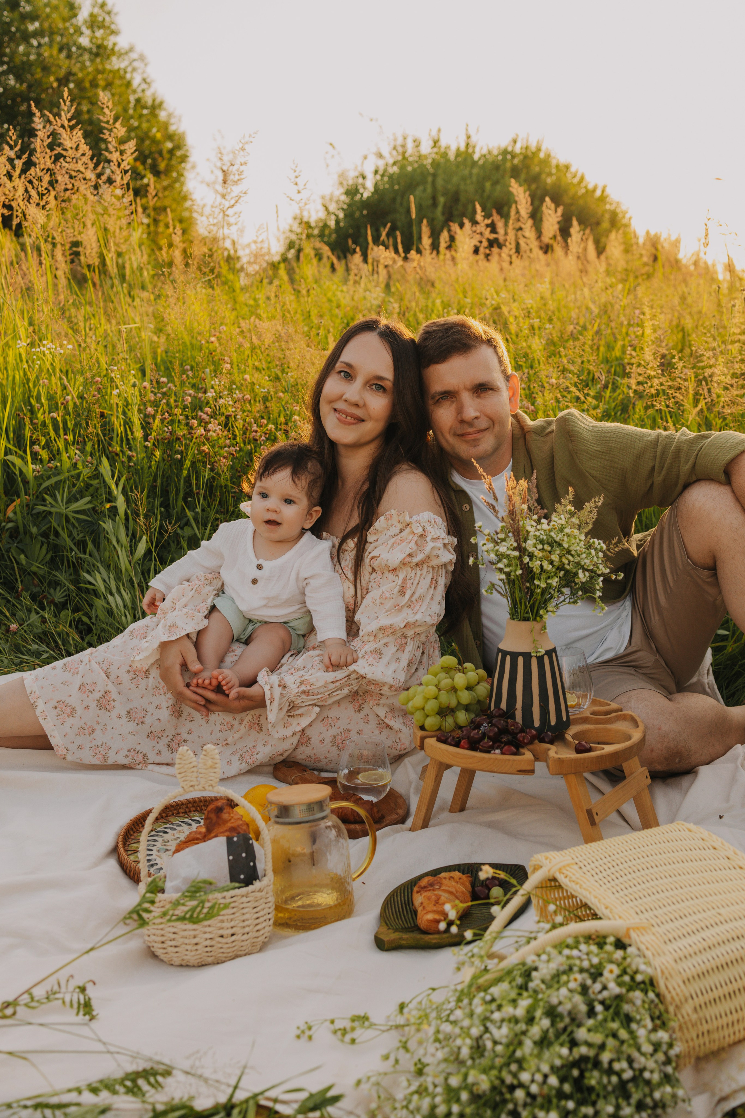 Семейный Пикник: Летняя Съемка