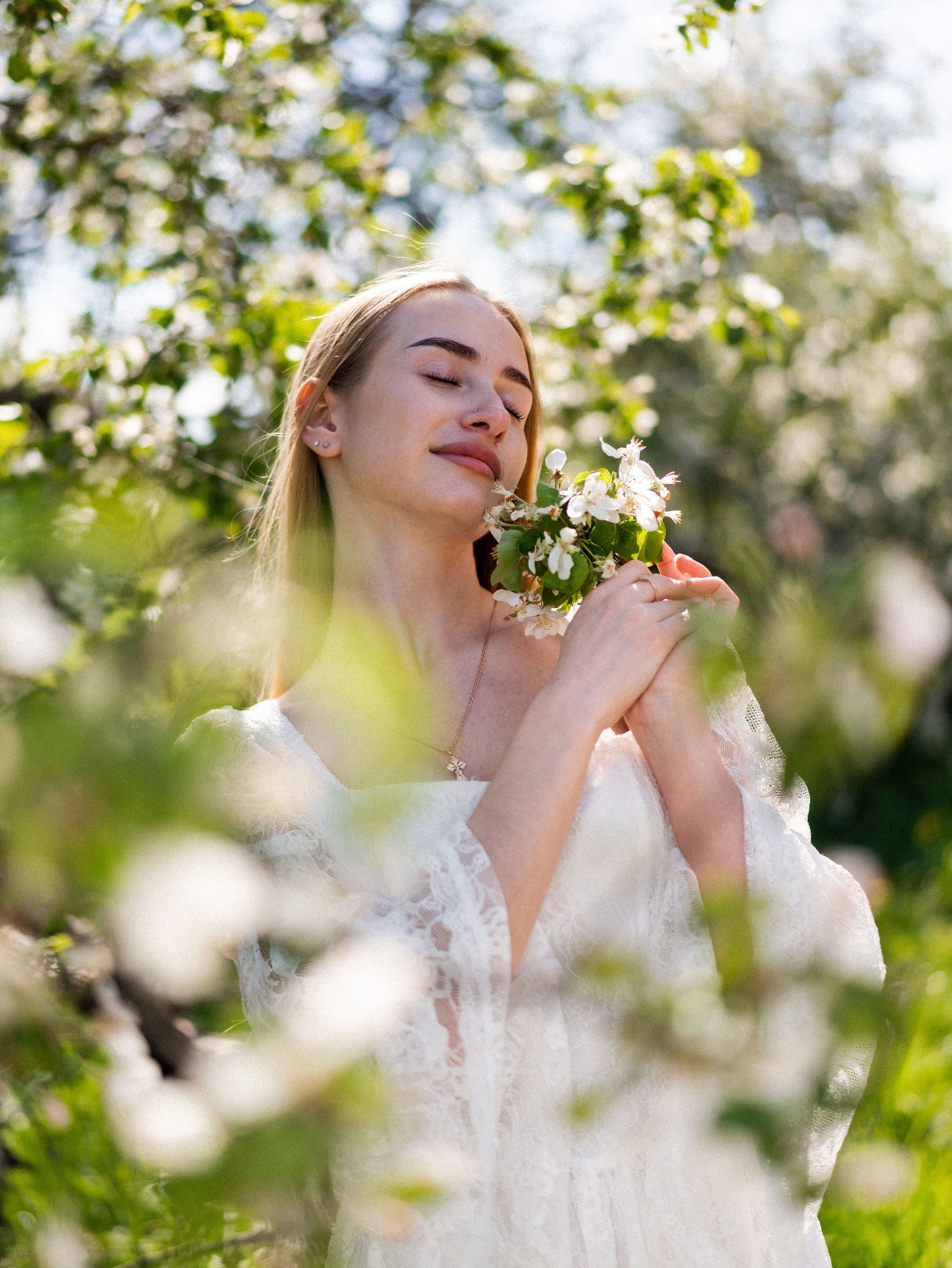 Ксения — фотосессия в весеннем стиле. Фотограф Москва