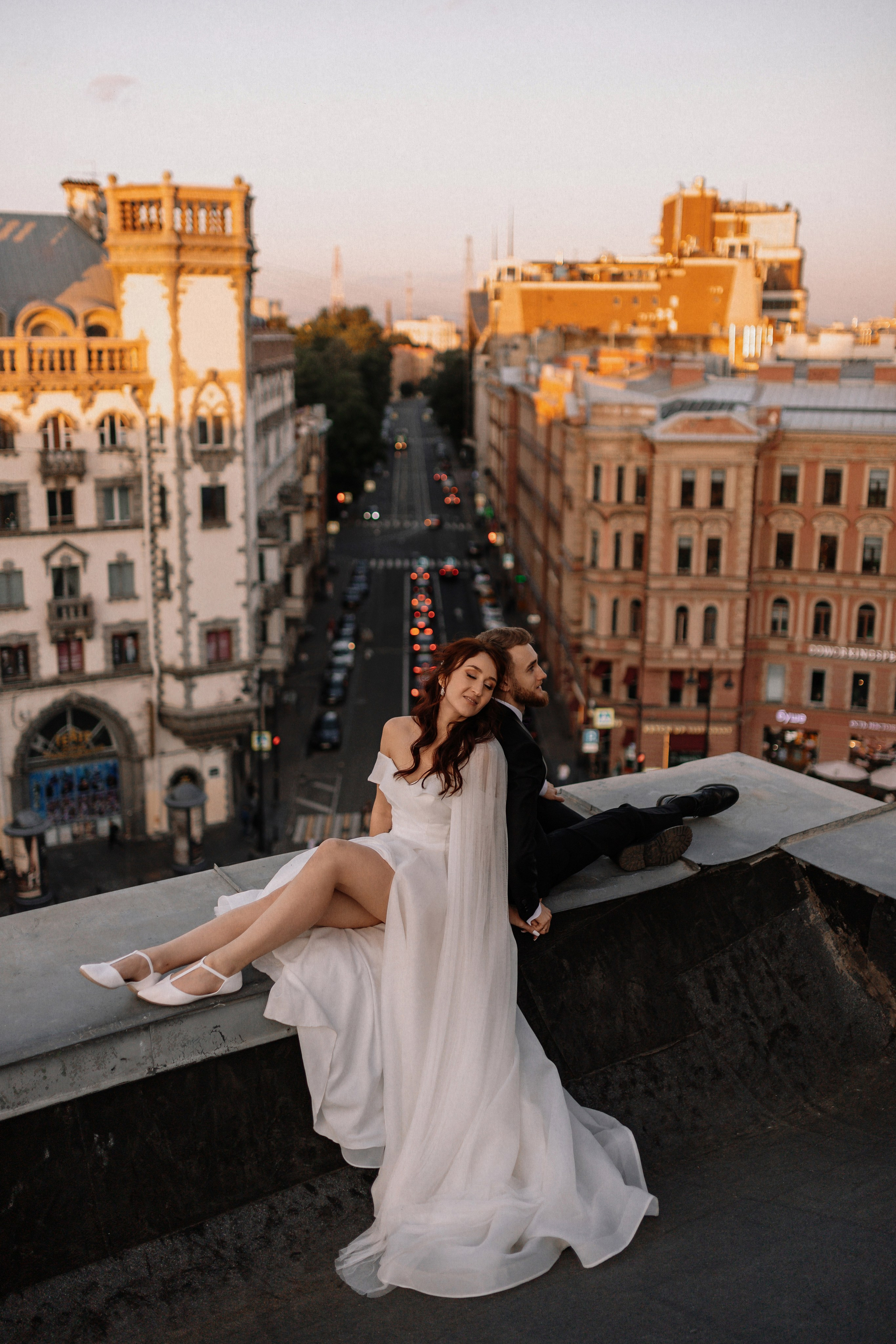 Крыша Петроградки. Николь — ваш любимый фотограф в Санкт-Петербурге