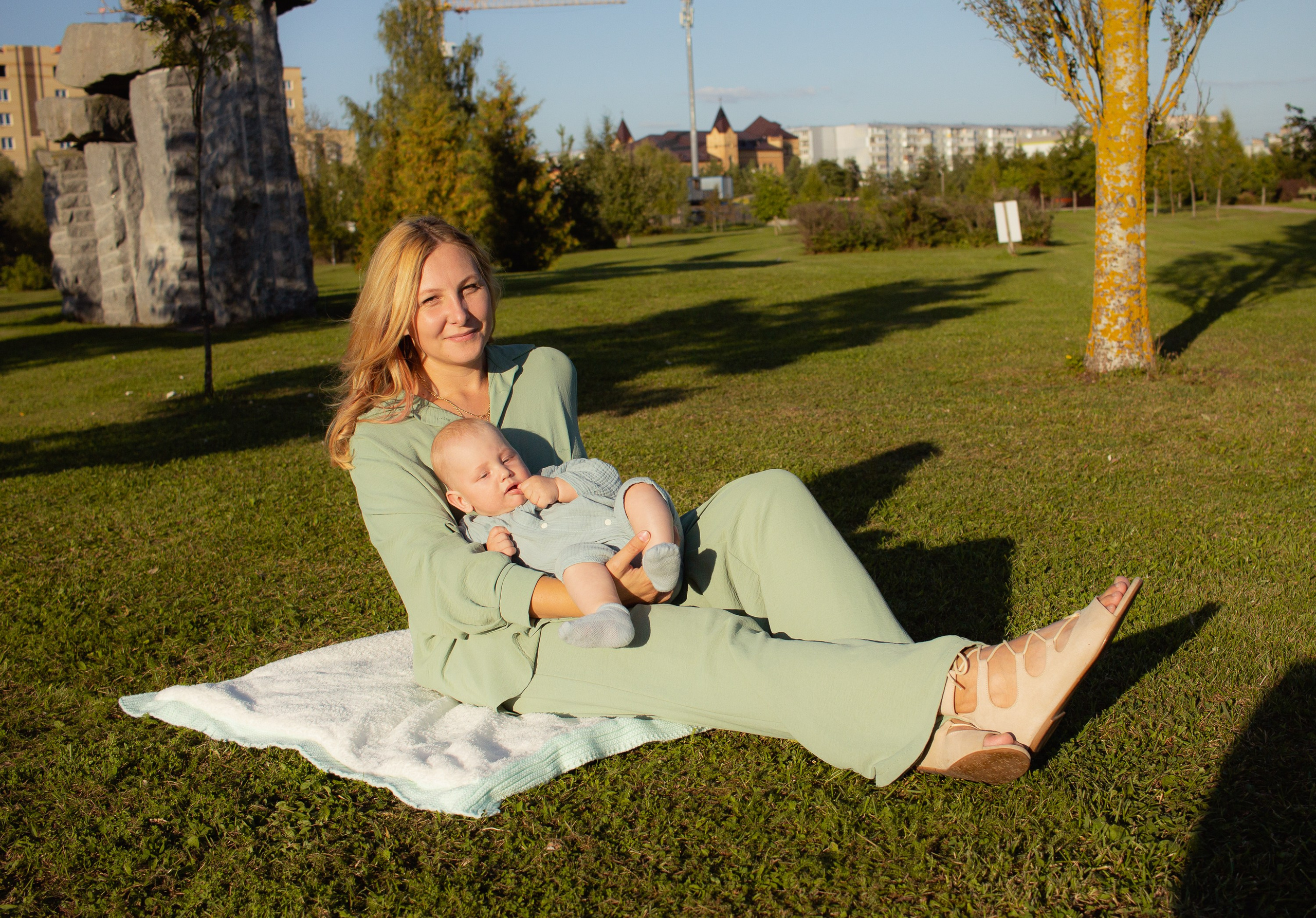 Наташа с малышом. Фотограф Великий Новгород Татьяна Чиглинцева