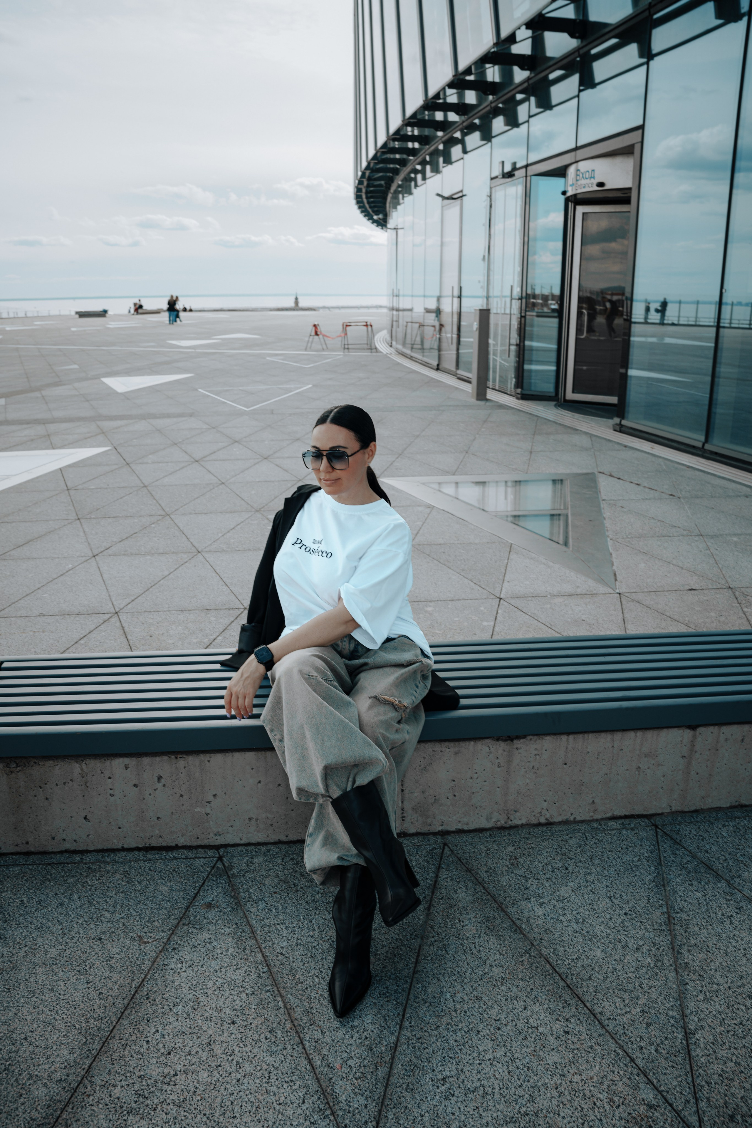 Елена. Лахта центр. Портретный фотограф в Санкт-Петербурге Дмитриева Наталия