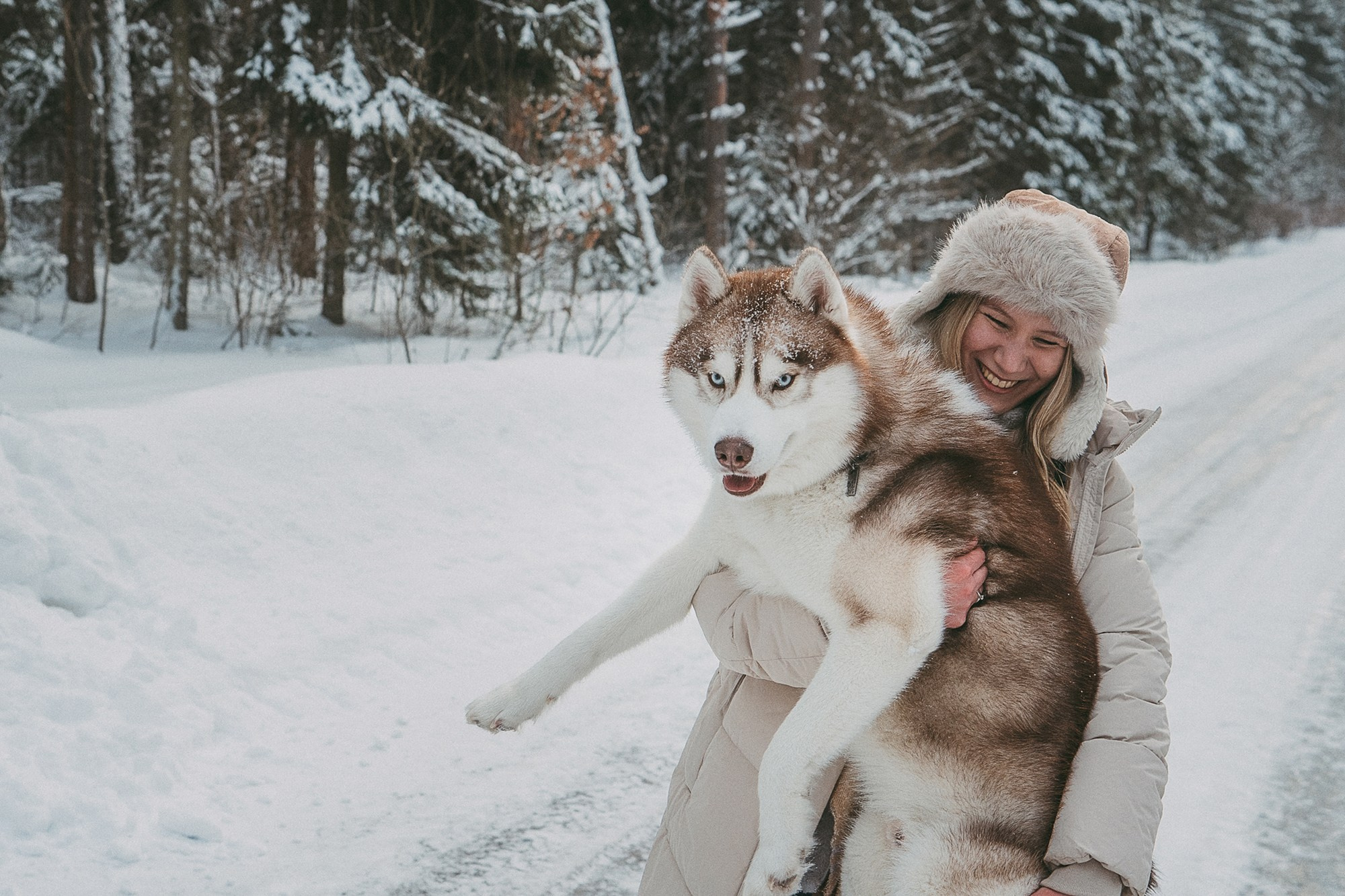 Полина, Уго и Пышка. Фотограф анималист в Москве и Санкт-Петербурге Свиридова Анна