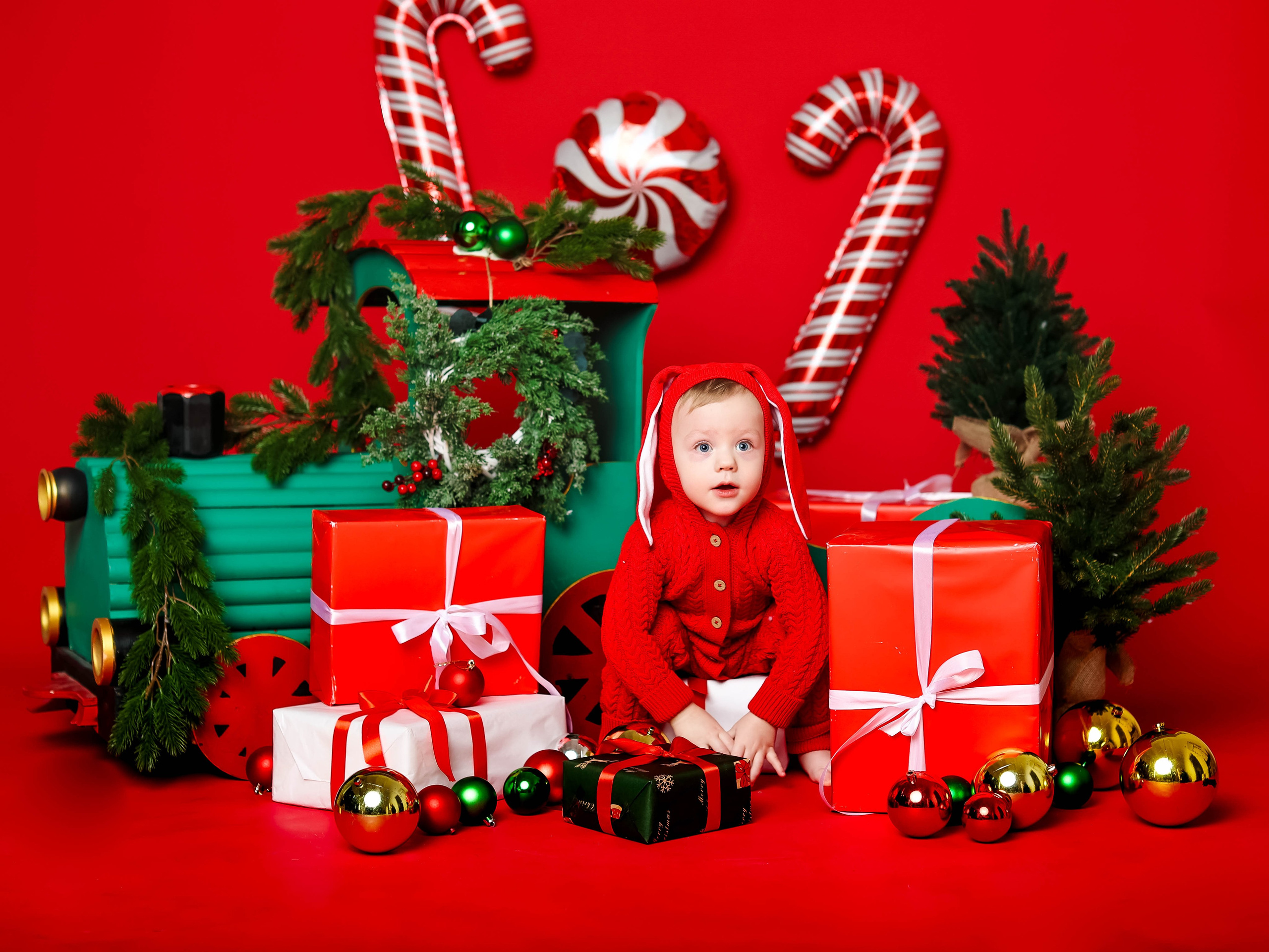 Новогодняя фотосессия на годик, два и три!. Семейный и детский фотограф Москва Елена Екимова 8926-895-38-86