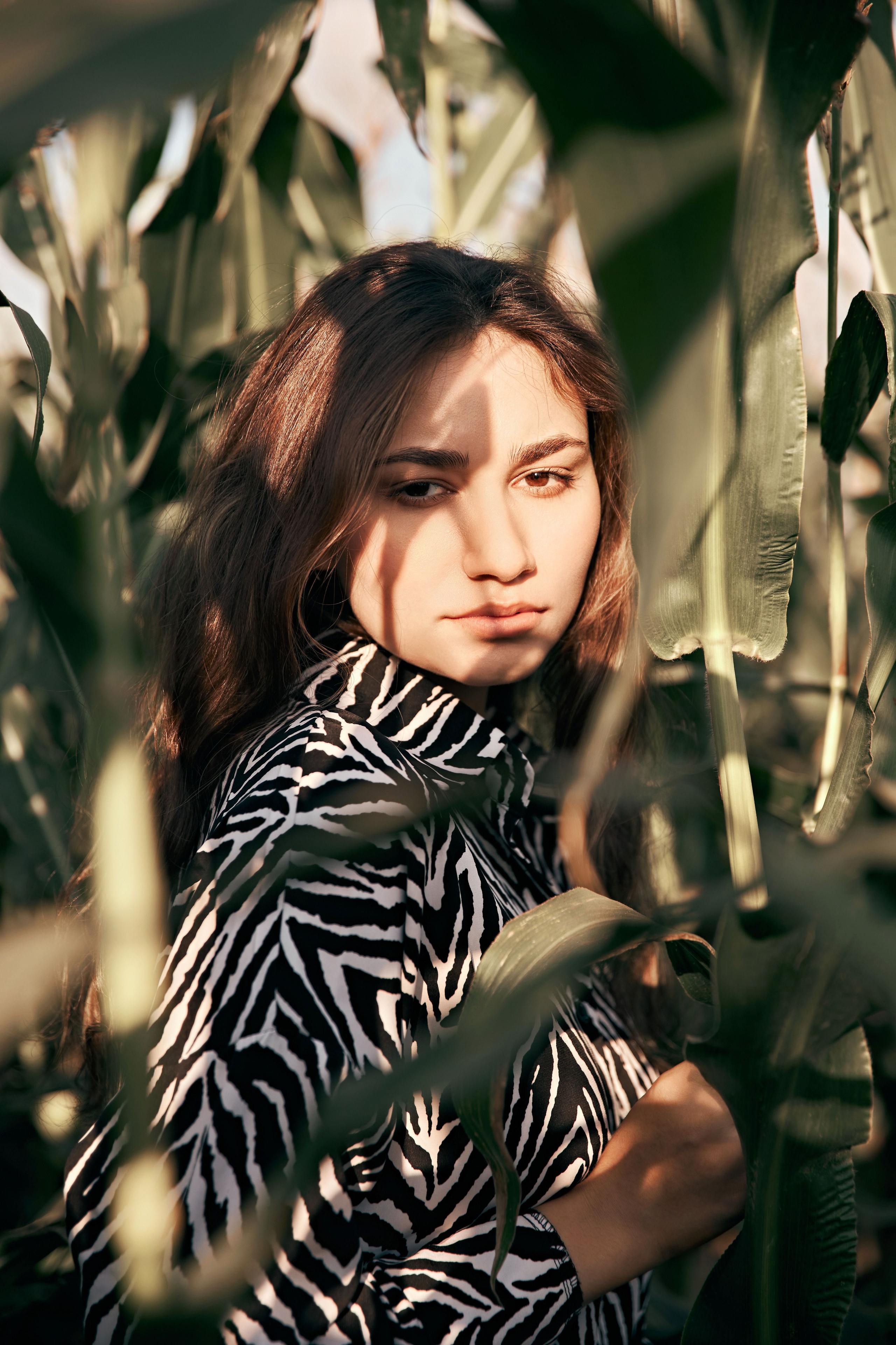 Fashion на кукурузном поле. Фотограф Алексей Яковлев