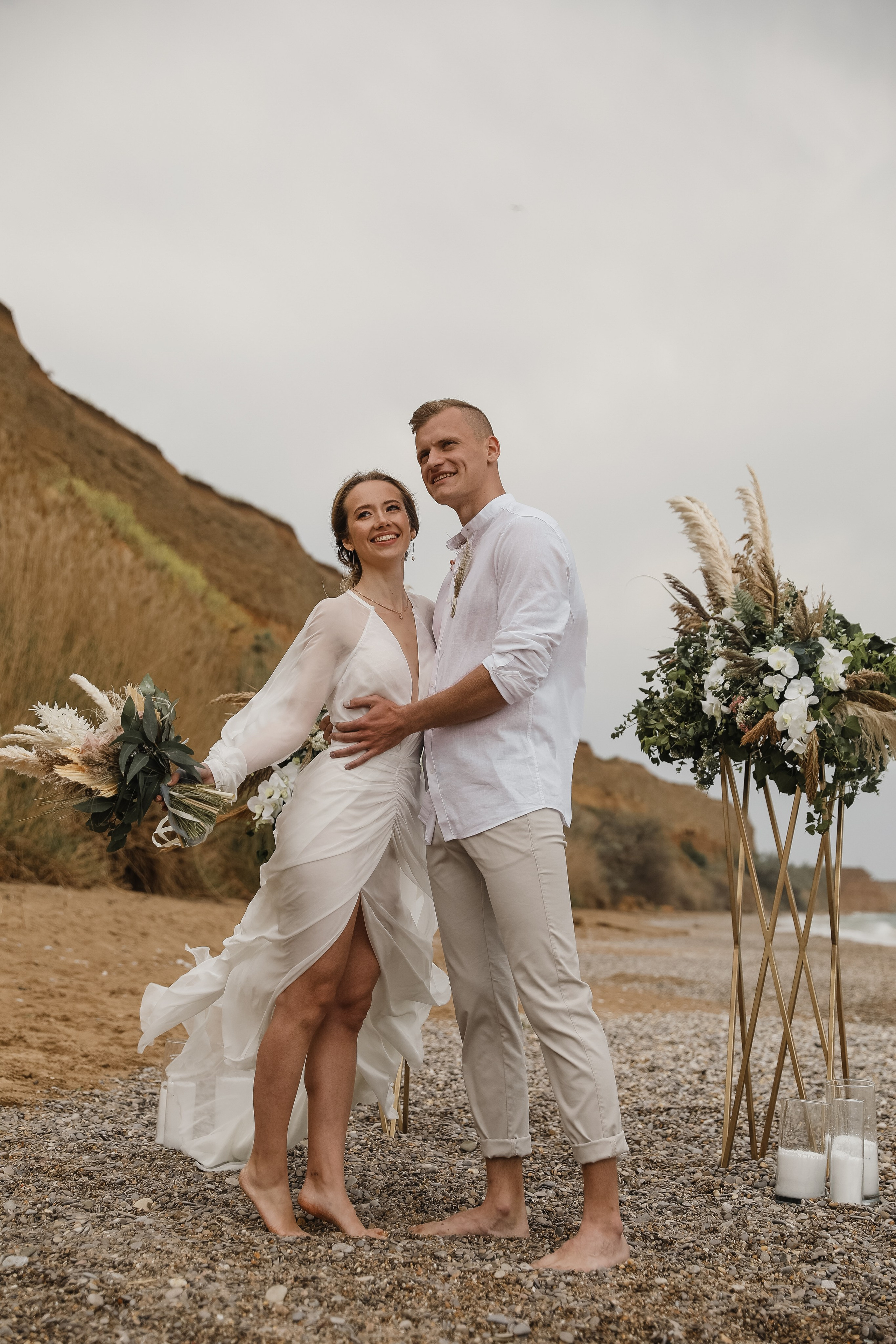 На берегу моря…. СВАДЕБНЫЙ ФОТОГРАФ В КРЫМУ И СЕВАСТОПОЛЕ