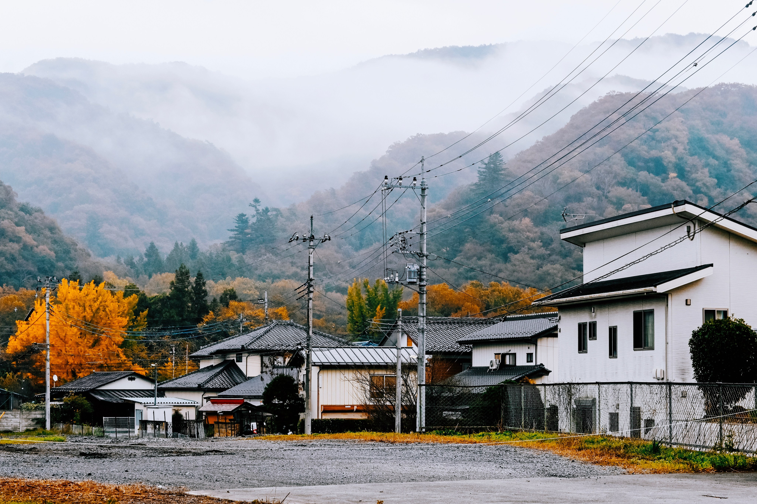 Japan village street. Iraogo