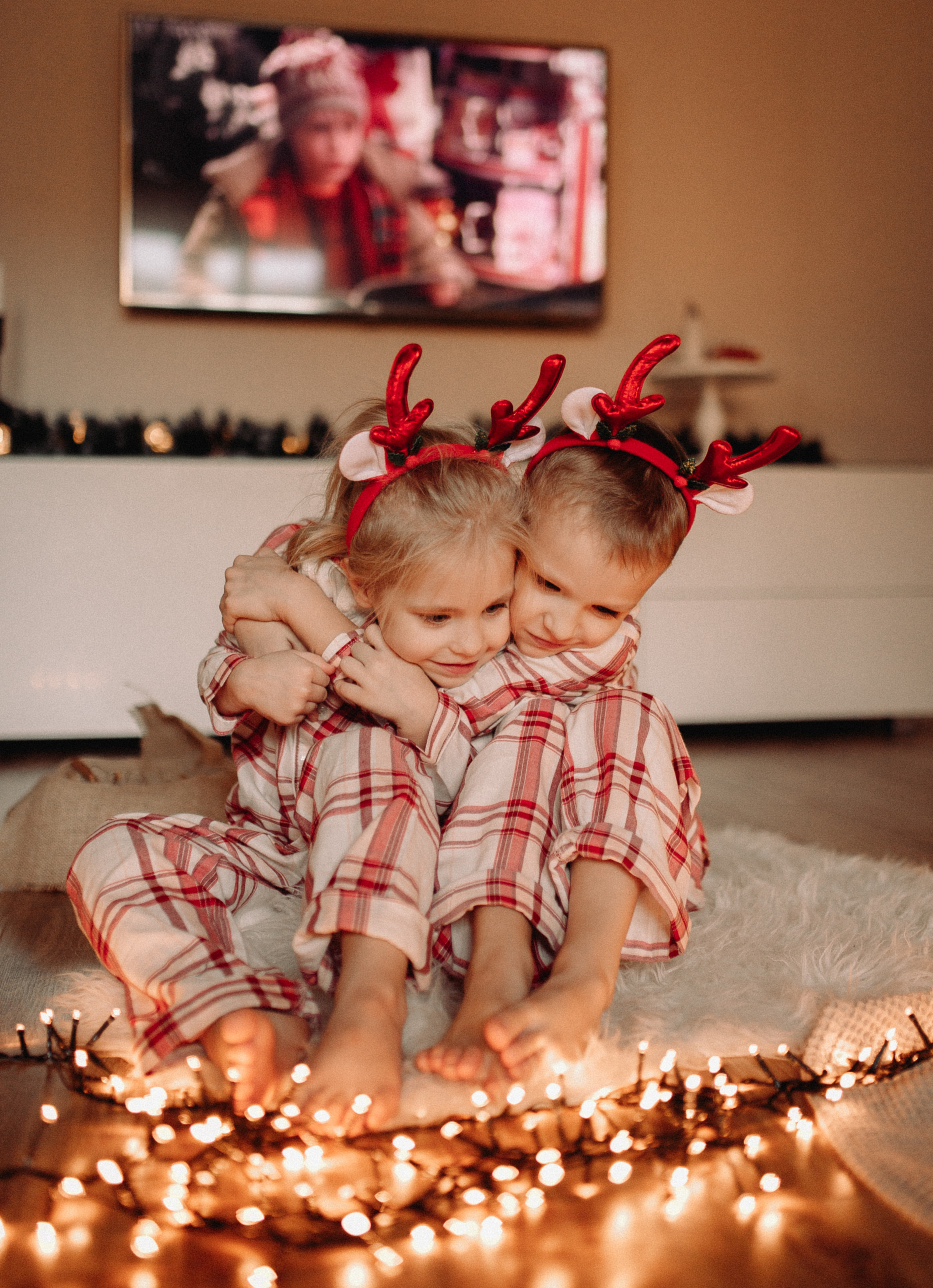 Домашняя семейная фотосессия. 