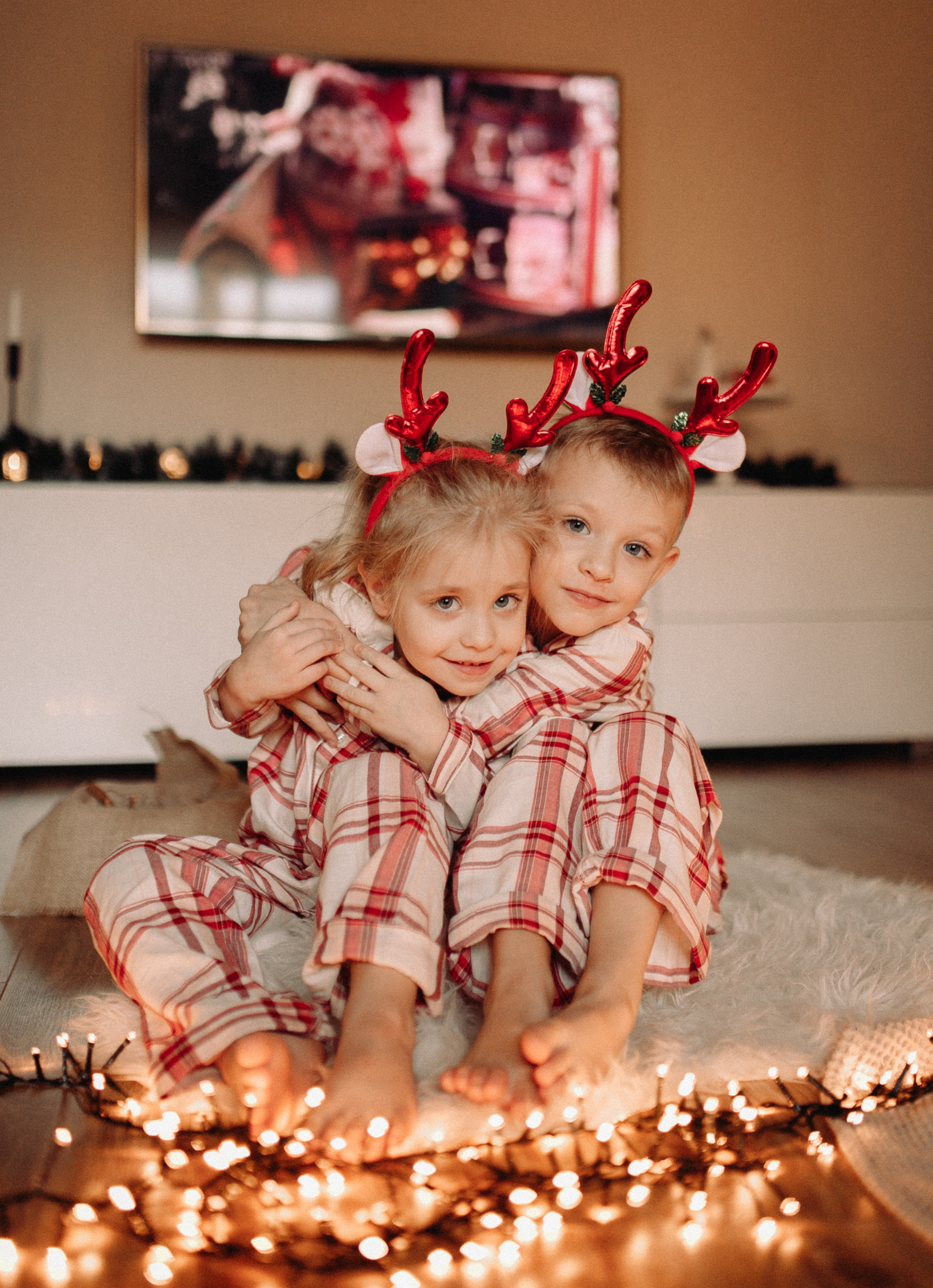 Домашняя семейная фотосессия. 