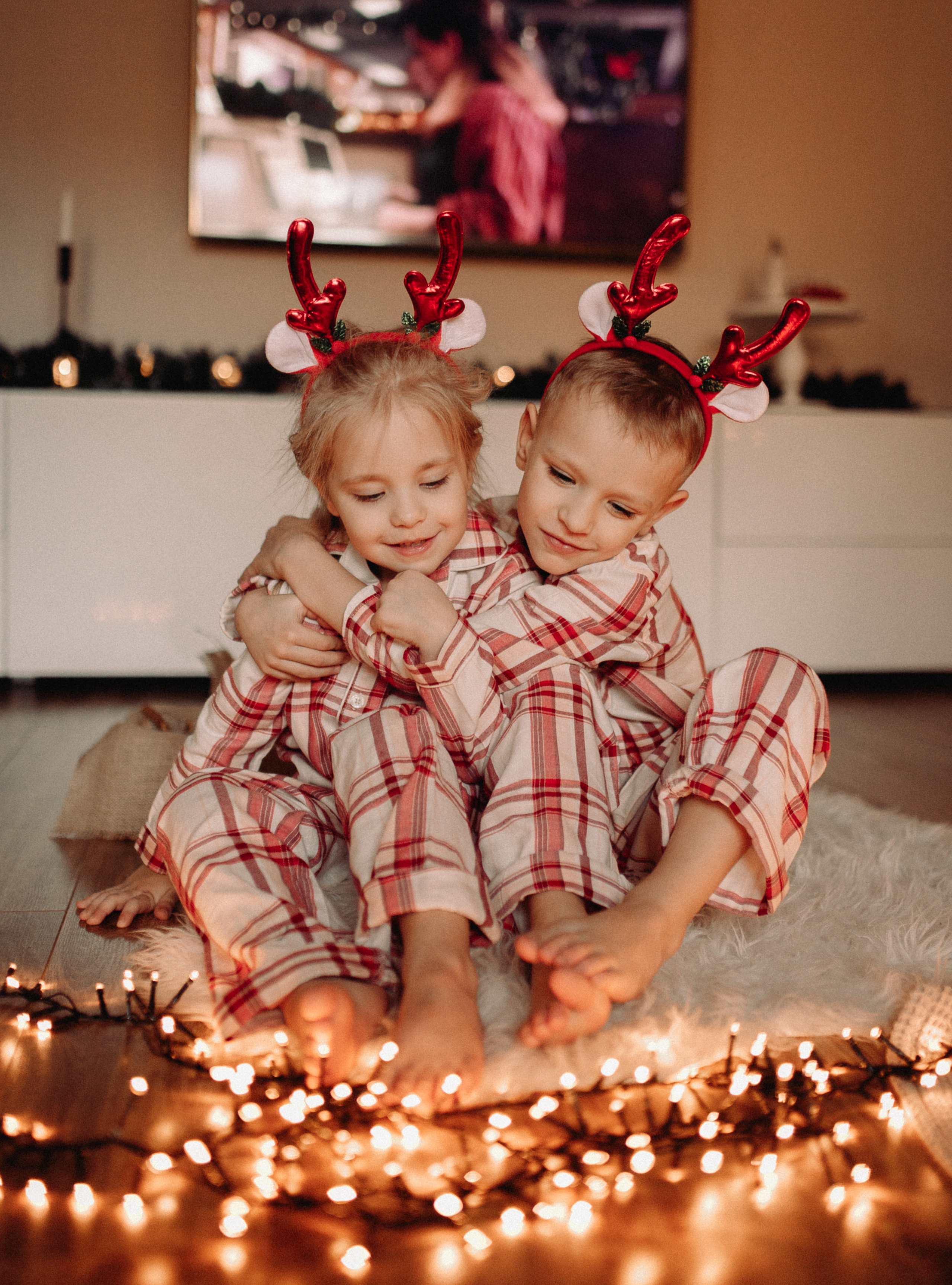 Домашняя семейная фотосессия. 