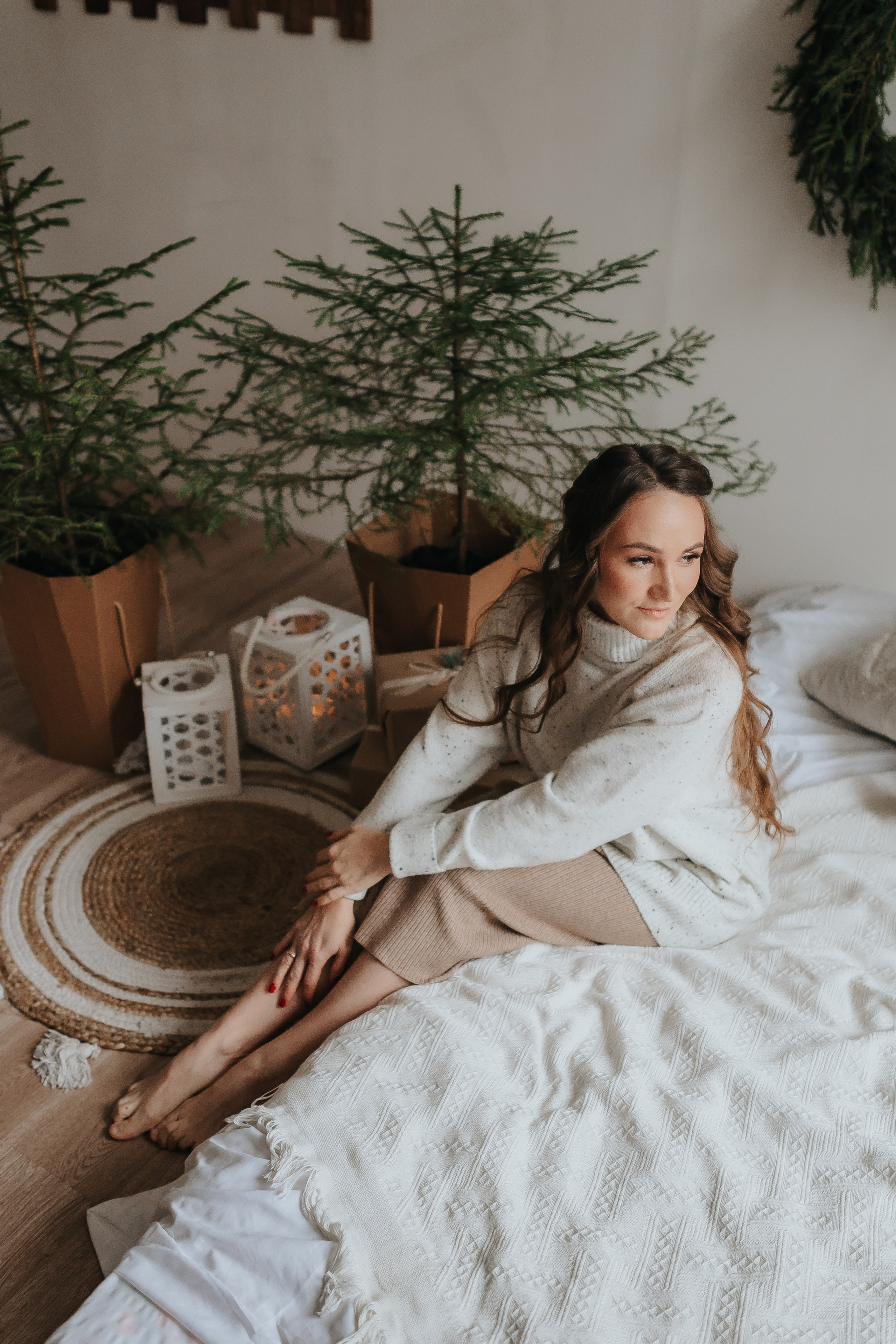 Первая новогодняя история для малышки. Свадебный фотограф Пермь