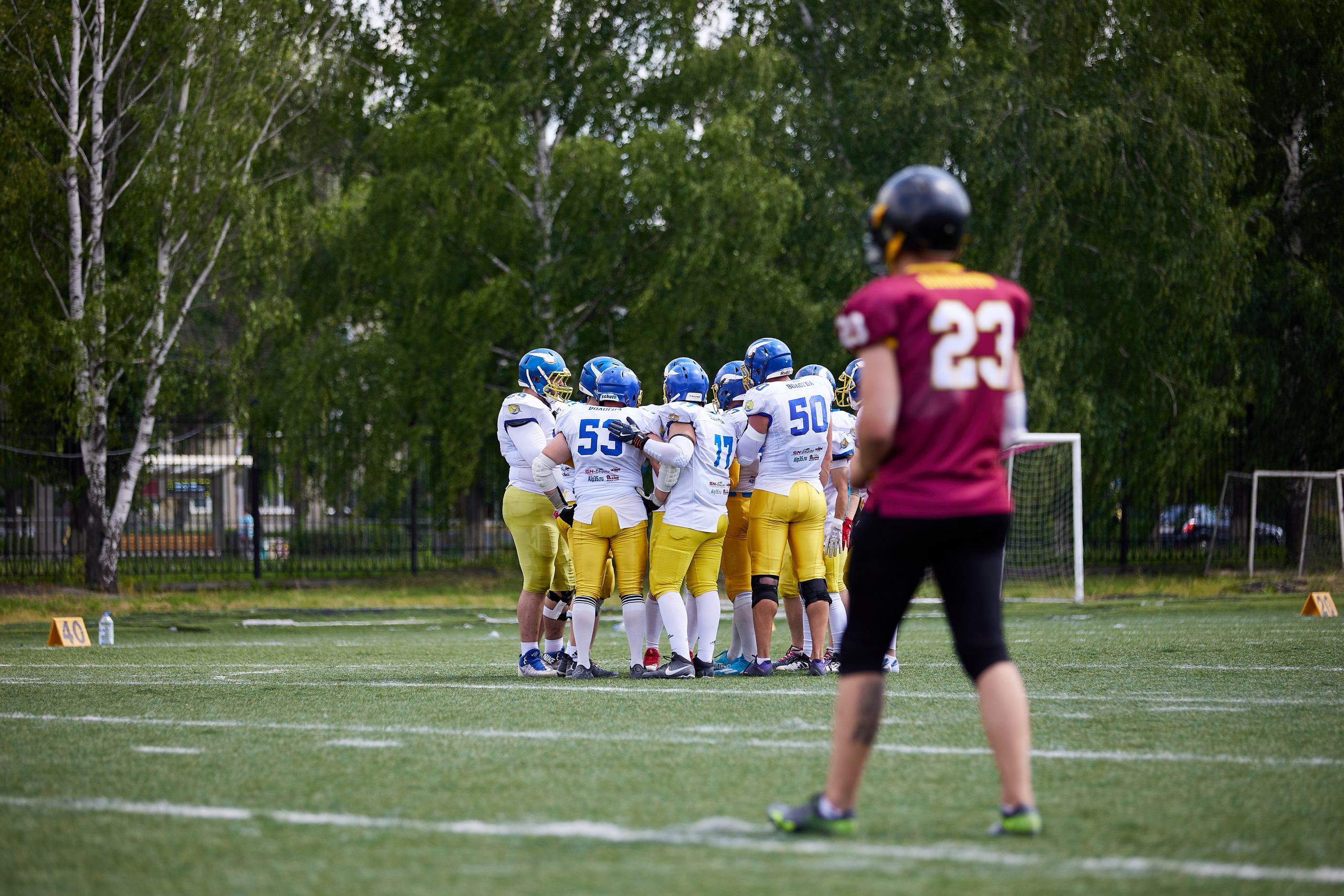Американский футбол. Матч Чемпионата России — Апачи-Викинги. Светлана Родионова — фотограф спортивный и не только