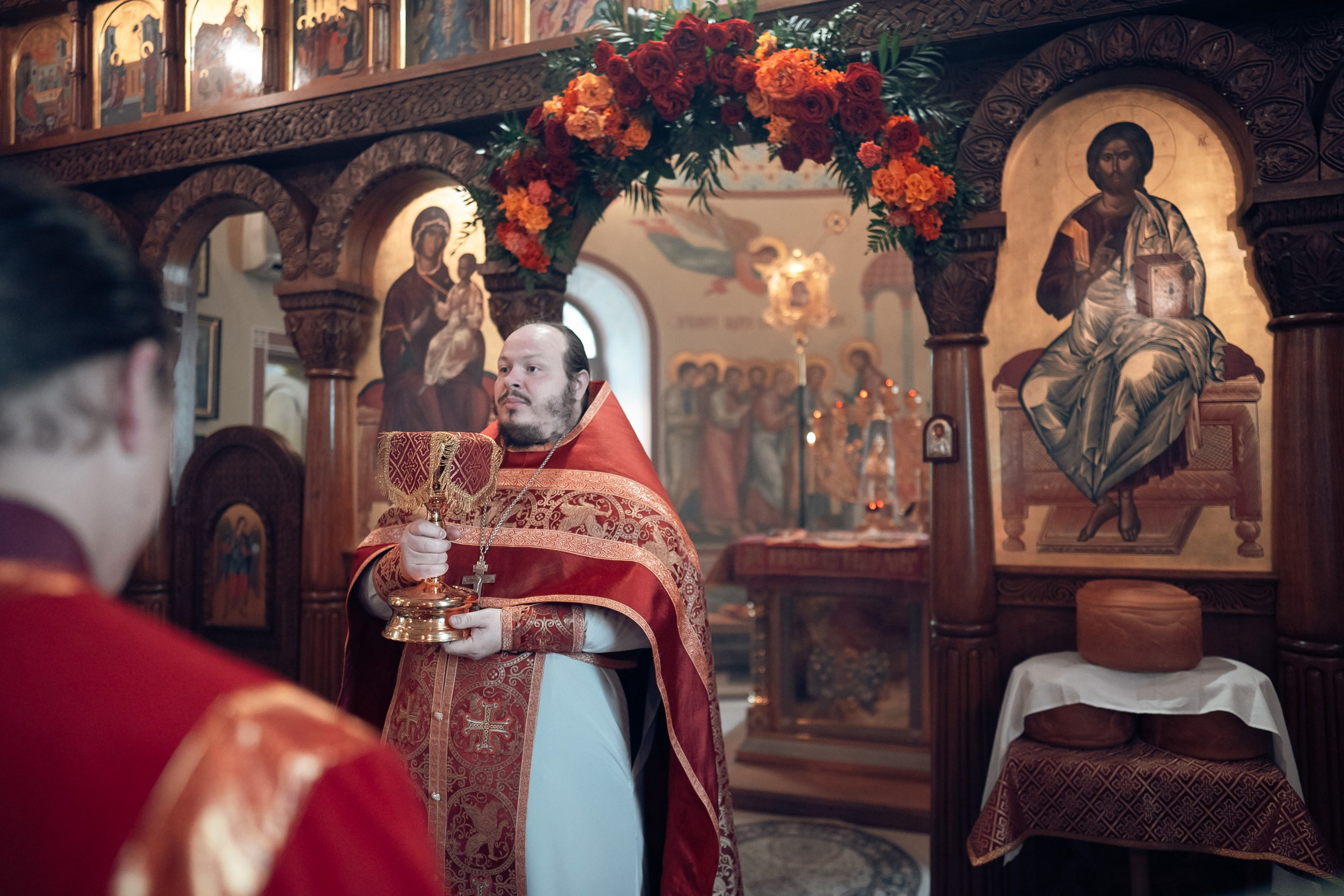 Богослужение на Светлой седмице в Херсонесском монастыре г. Севастополь. Церковный фотограф Севастополь
