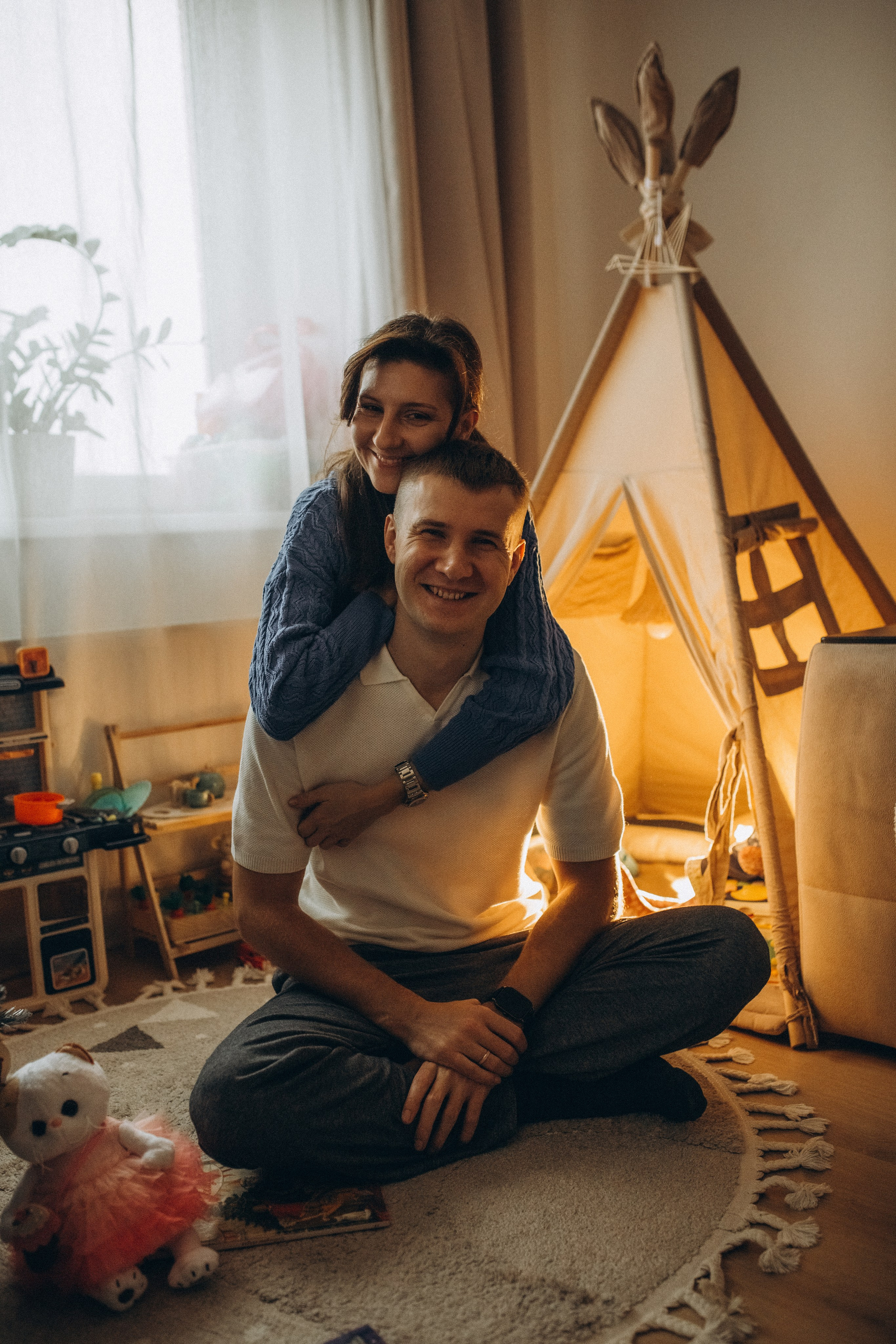 Лилиана, Артем и Алиса | домашняя. Фотограф в Санкт-Петербурге Анастасия Комолова