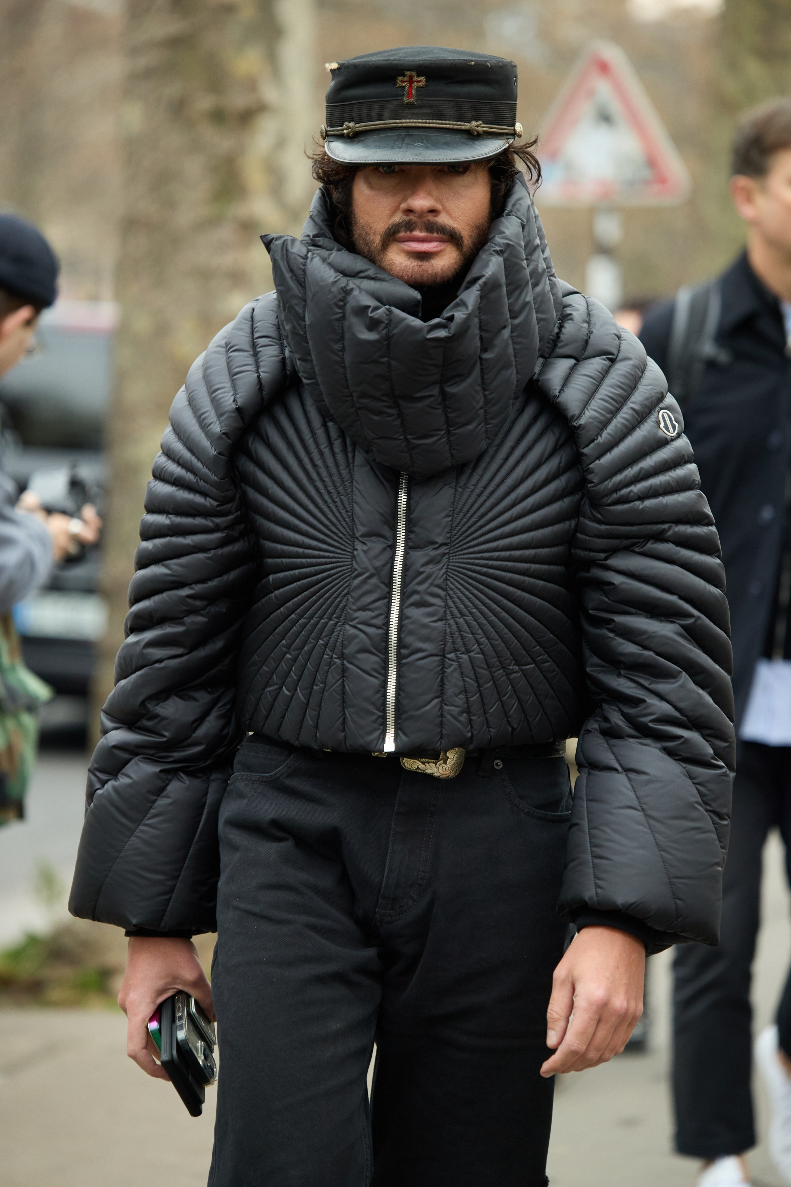 PFW MENSWEAR FALL/WINTER 25/26 RICK OWENS. Photographer in Milan Ivan Goncharov