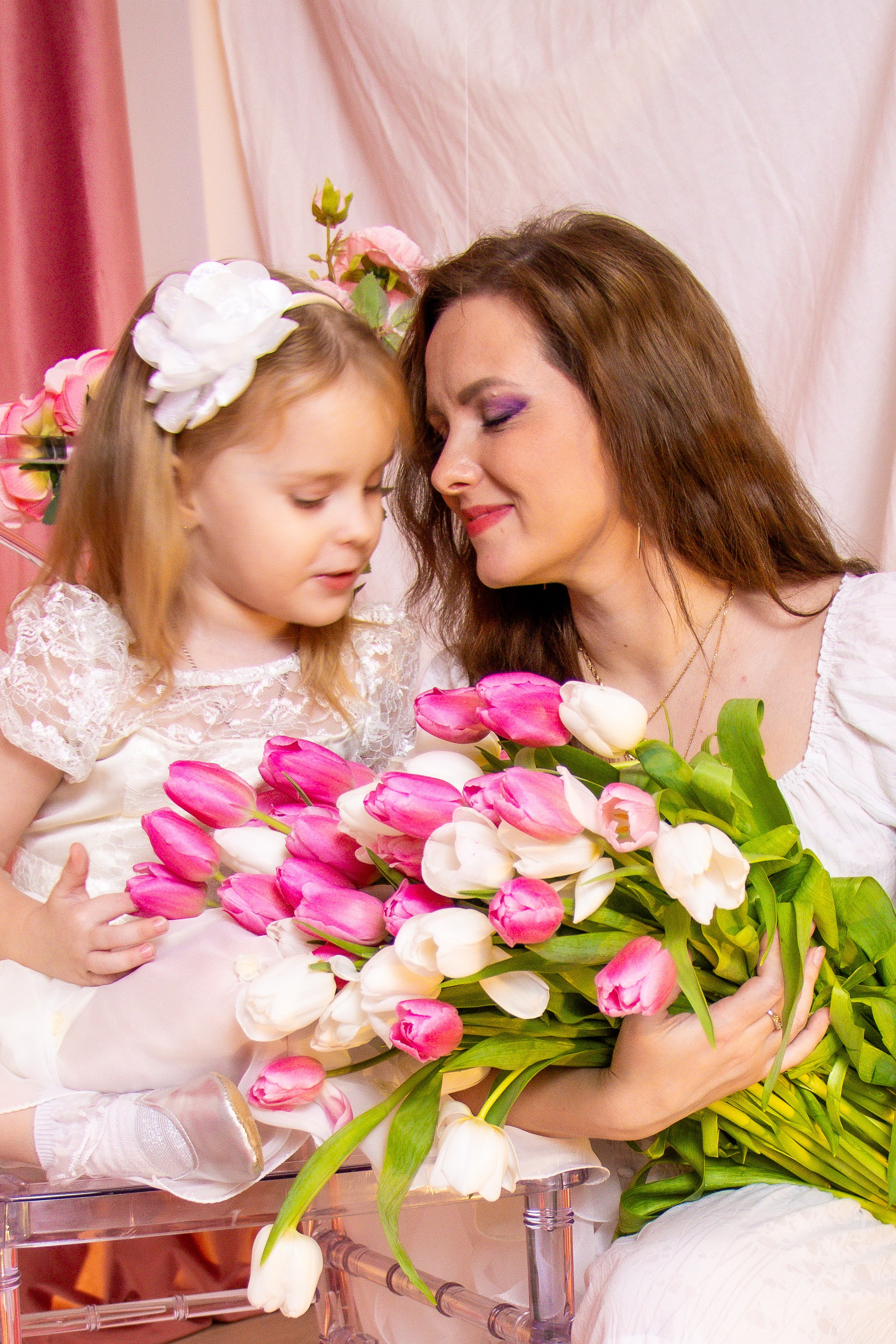 Семейная с тюльпанами. Фотограф Татьяна Матрос