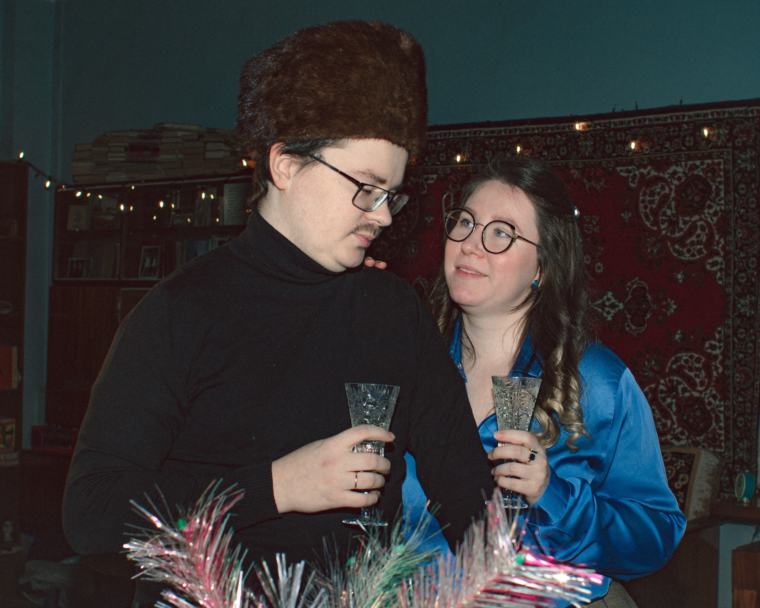 Семейная новогодняя фотосессия в стиле СССР в Нижнем Новгороде